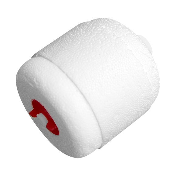 Boya poliestireno estándar inodoro 3/8 20x27 cm