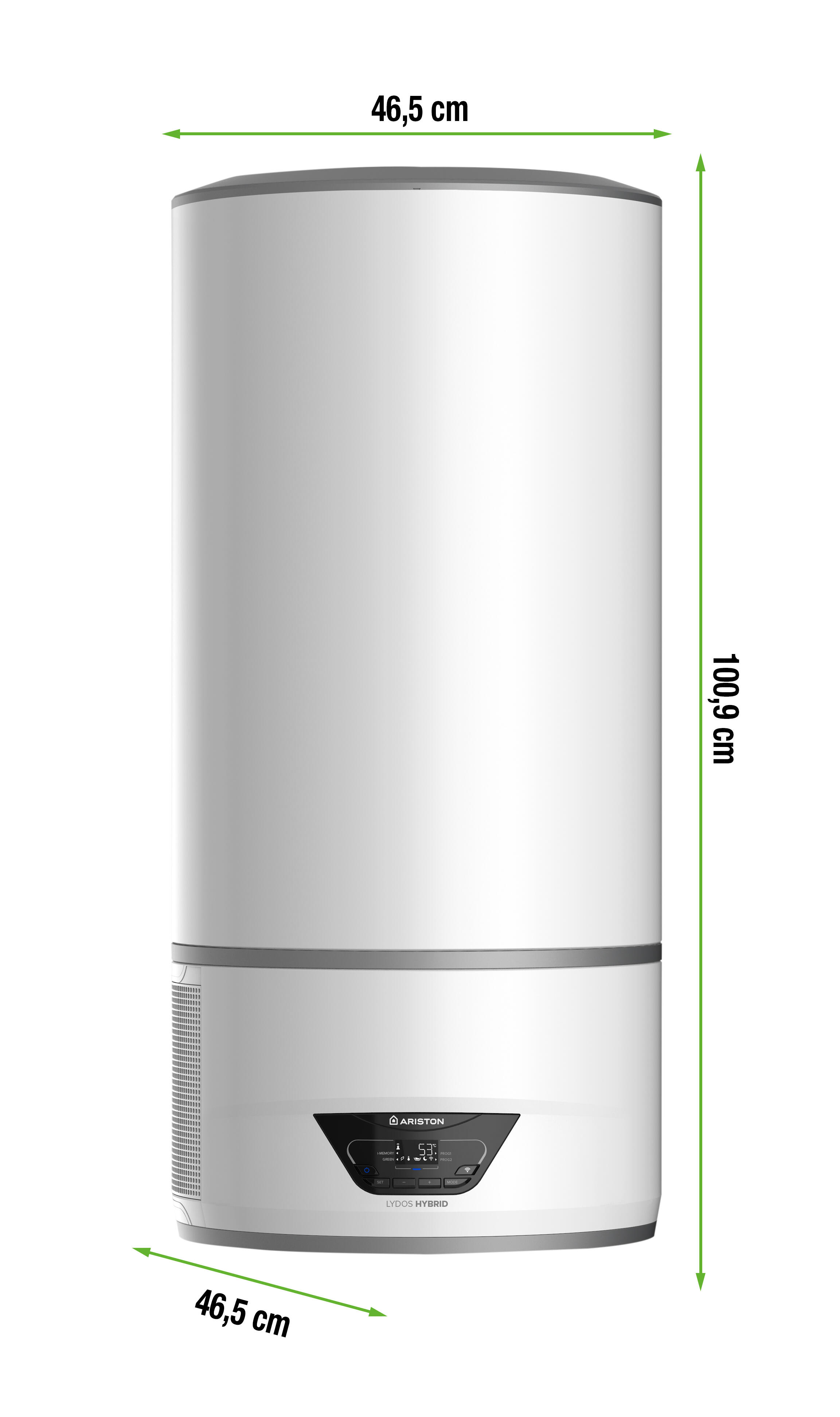 Termoacumulador ariston lydos hibrid wifi 80l G+ - 6