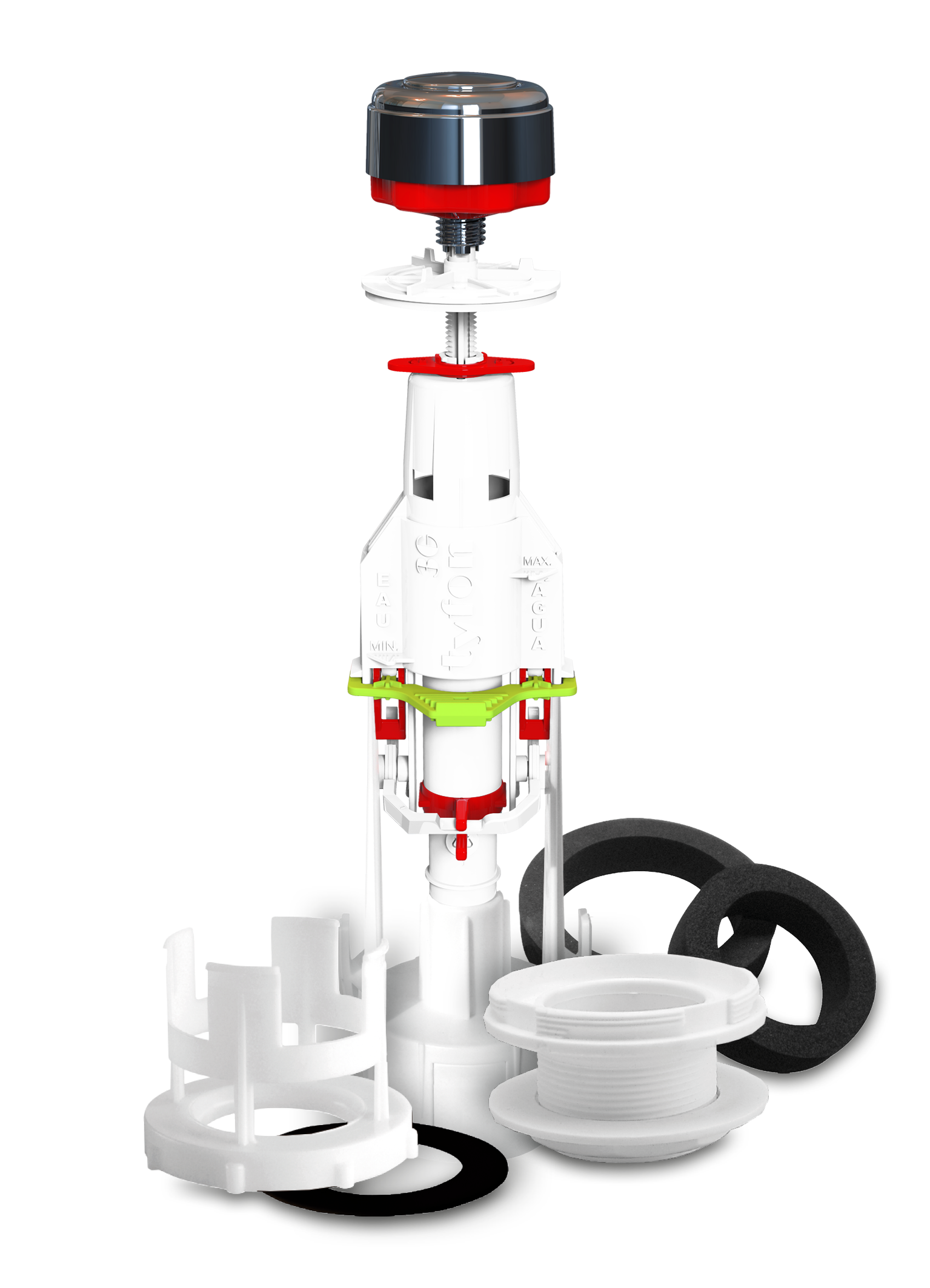 Rubinetto Miscelatore Estensibile Fominaya Tyf 15-3g – Compatibile Roca, Installazione Facile Senza Tagli, Colore Cromato