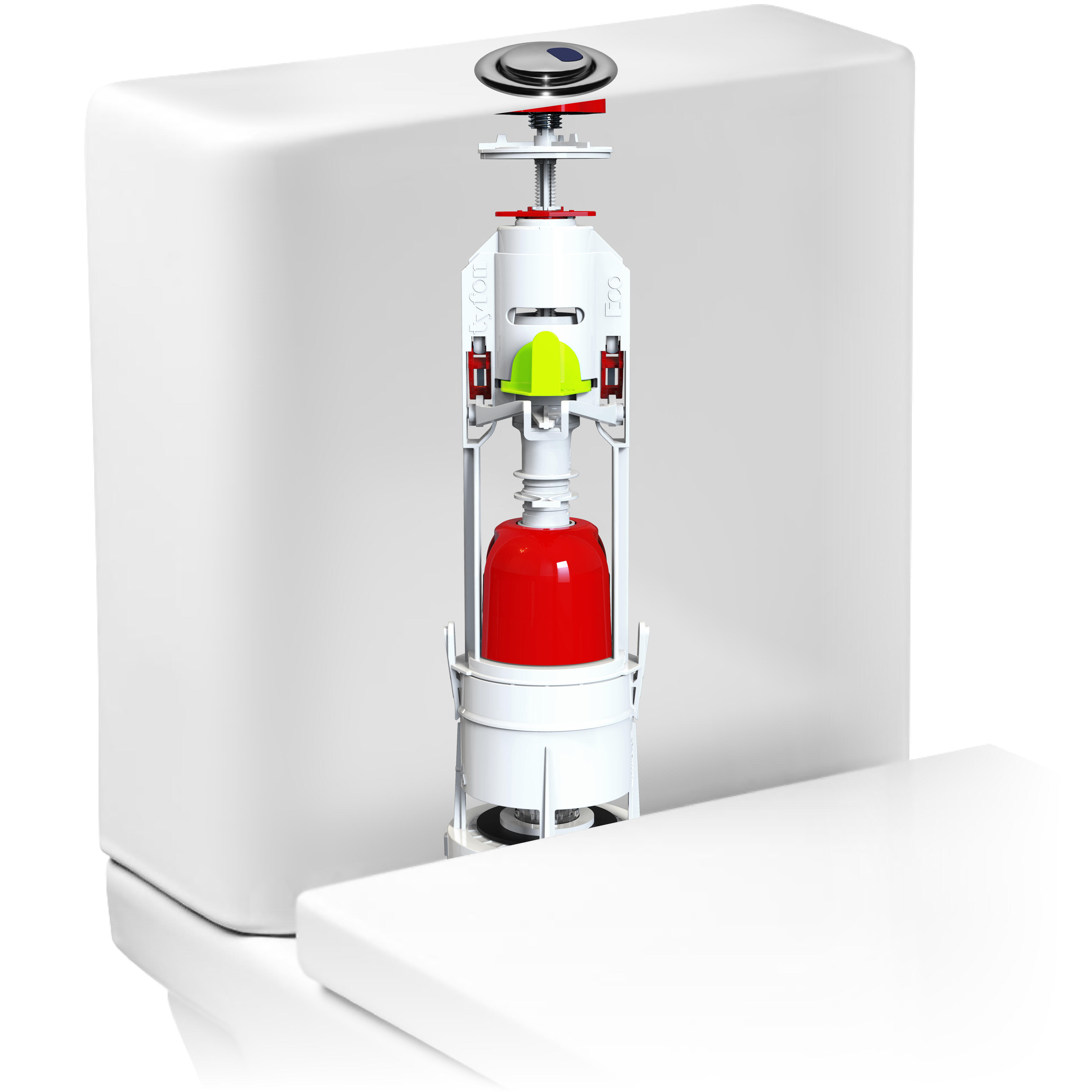 Descargador FOMINAYA doble pulsador 3/6L - 3