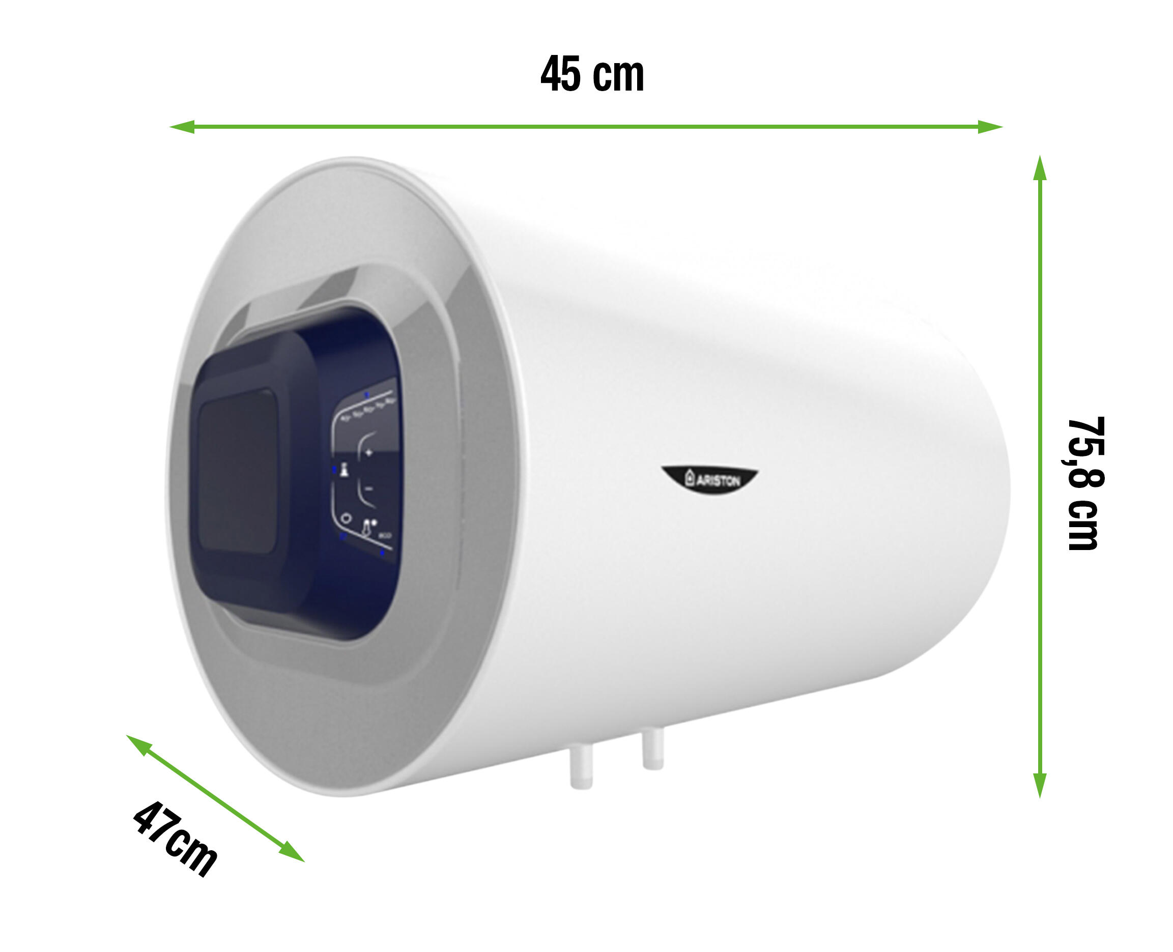 Termoacumulador ARISTON Lydos Eco H 80 litros classe B - 2
