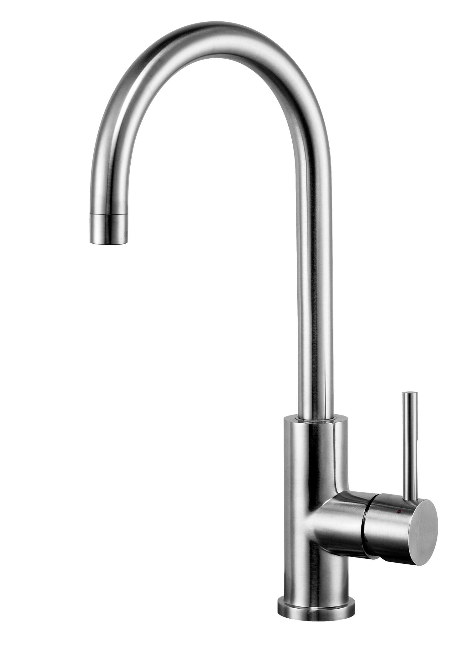 Grifo caño alto luisina rc308 acero inox macizo total