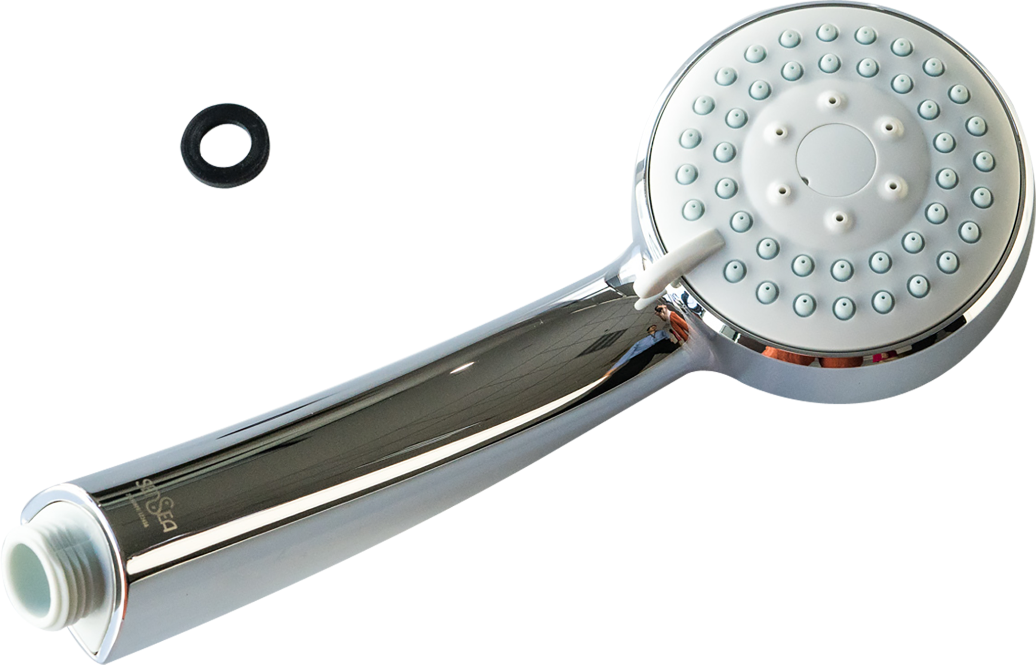 Doccetta SENSEA Edy in abs L 8 x H 31 x P 3.32 cm con anticalcare 3 getti - 5