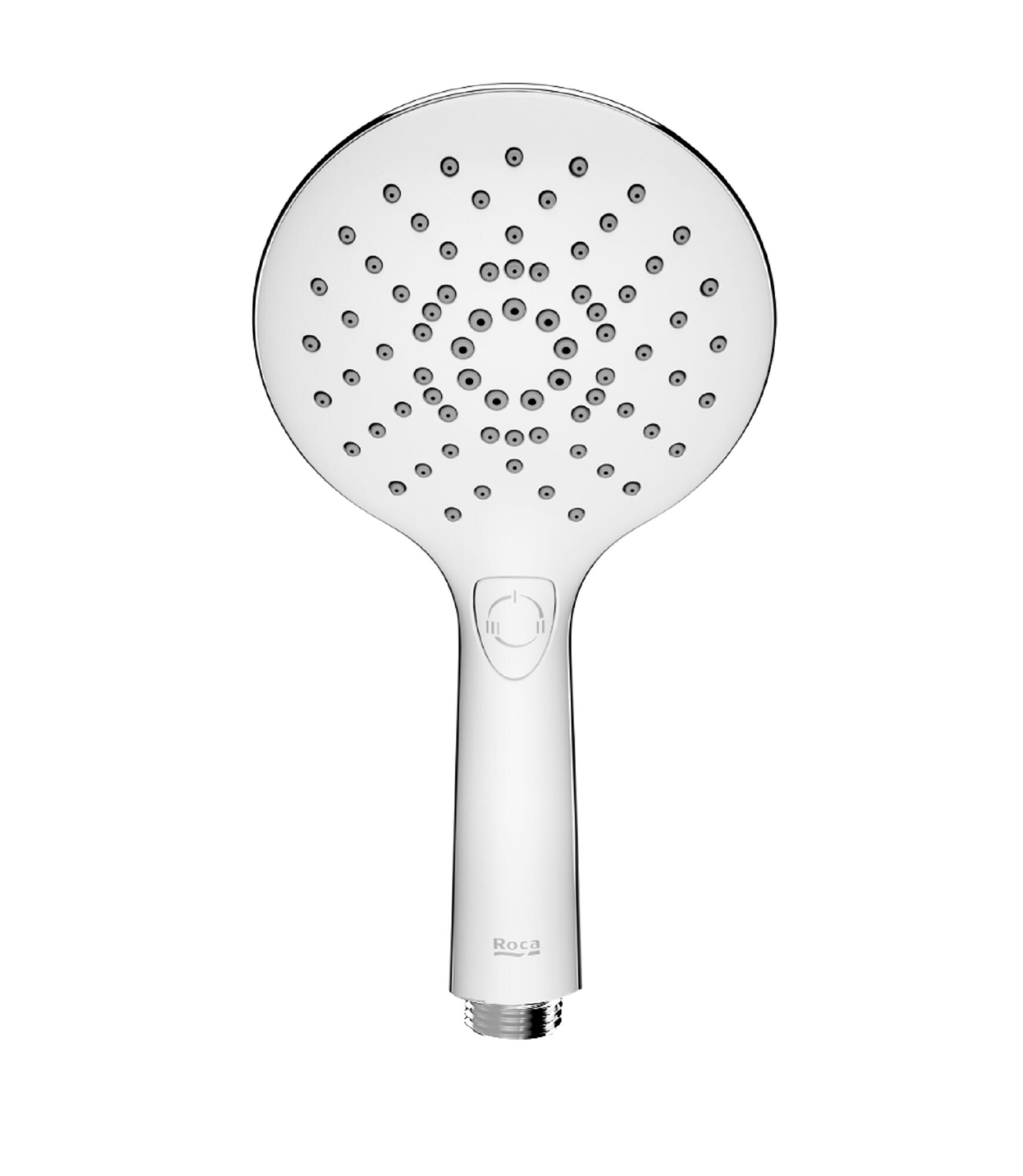 Alcachofa de ducha ROCA Osiris blanco con 3 funciones - 2