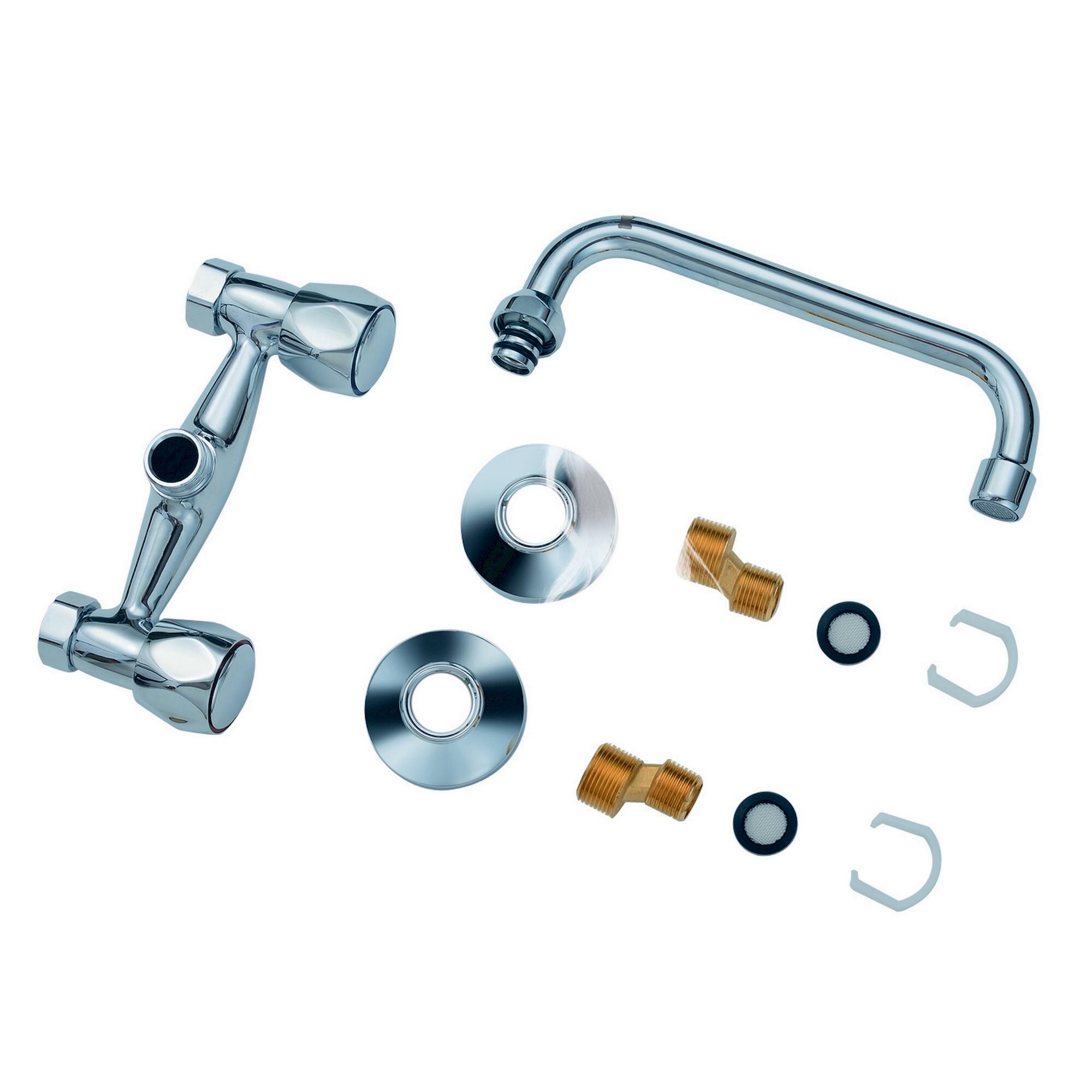 Torneira de parede cromada Delinia Marin - 4