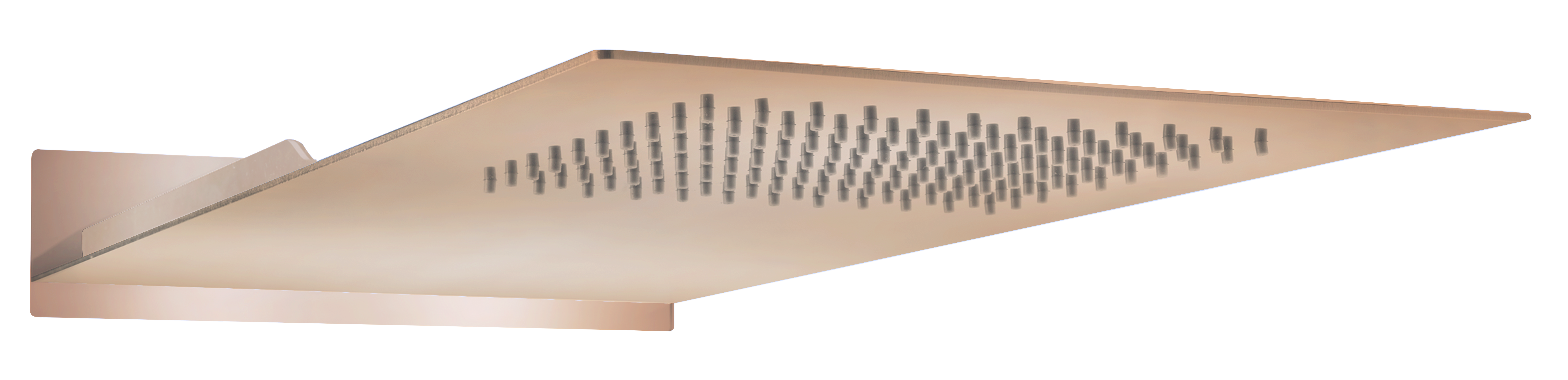 Rociador de ducha hydroterapia maier 48x25 cm oro rosa