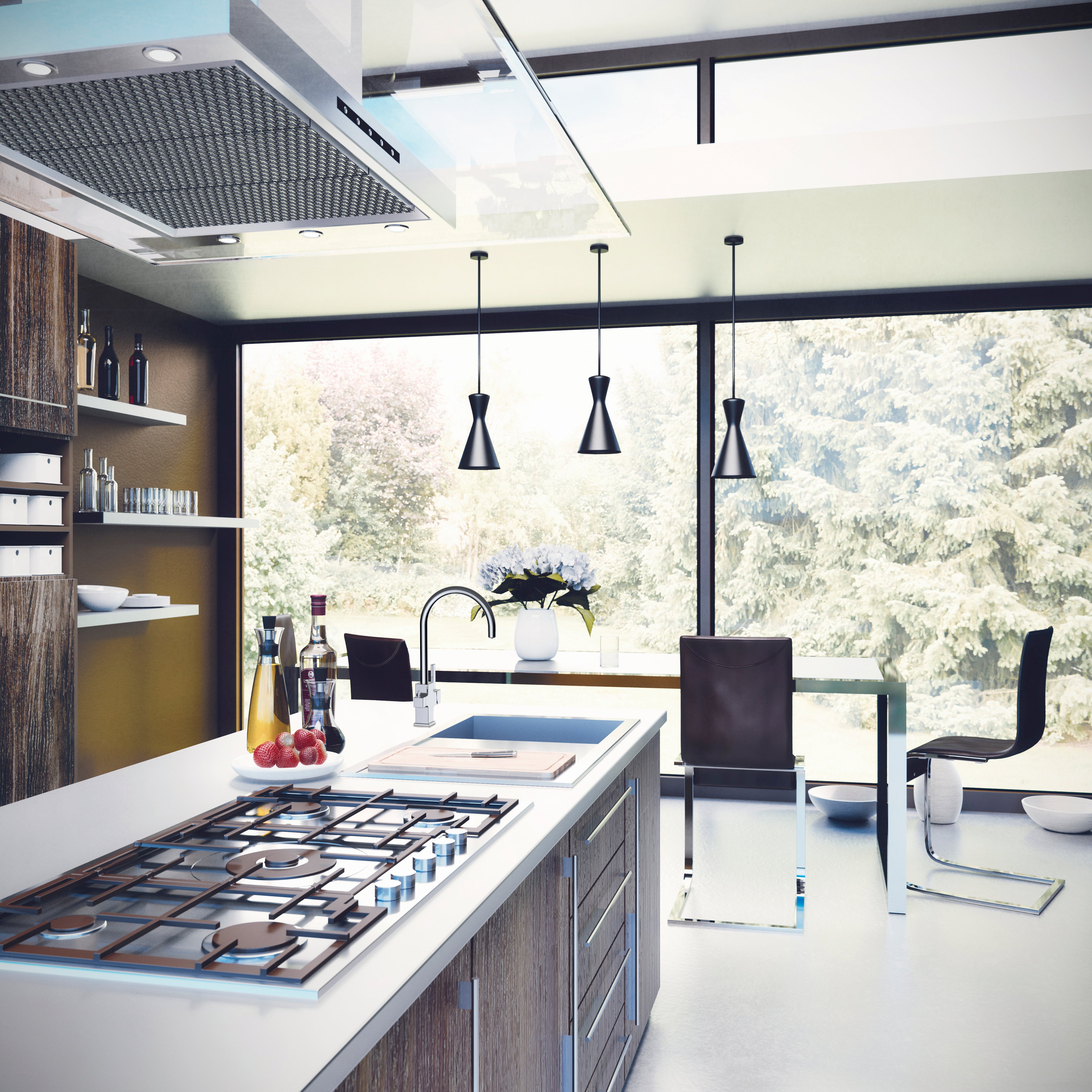 Grifo cocina osmosis EC3 Chef Square cromado - 2