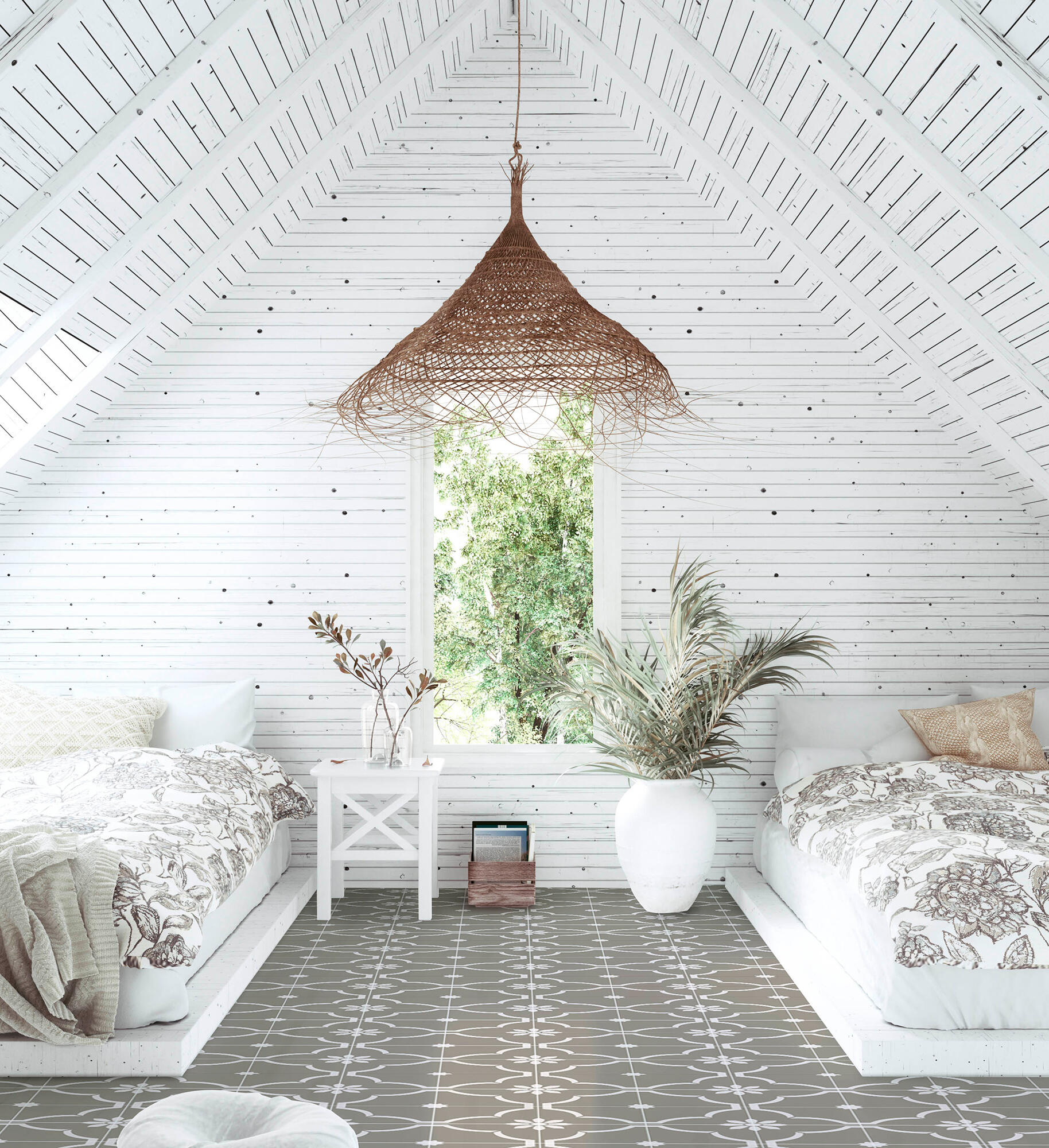 Suelo vinílico rollo one deco etoile 2x4 m madera natural