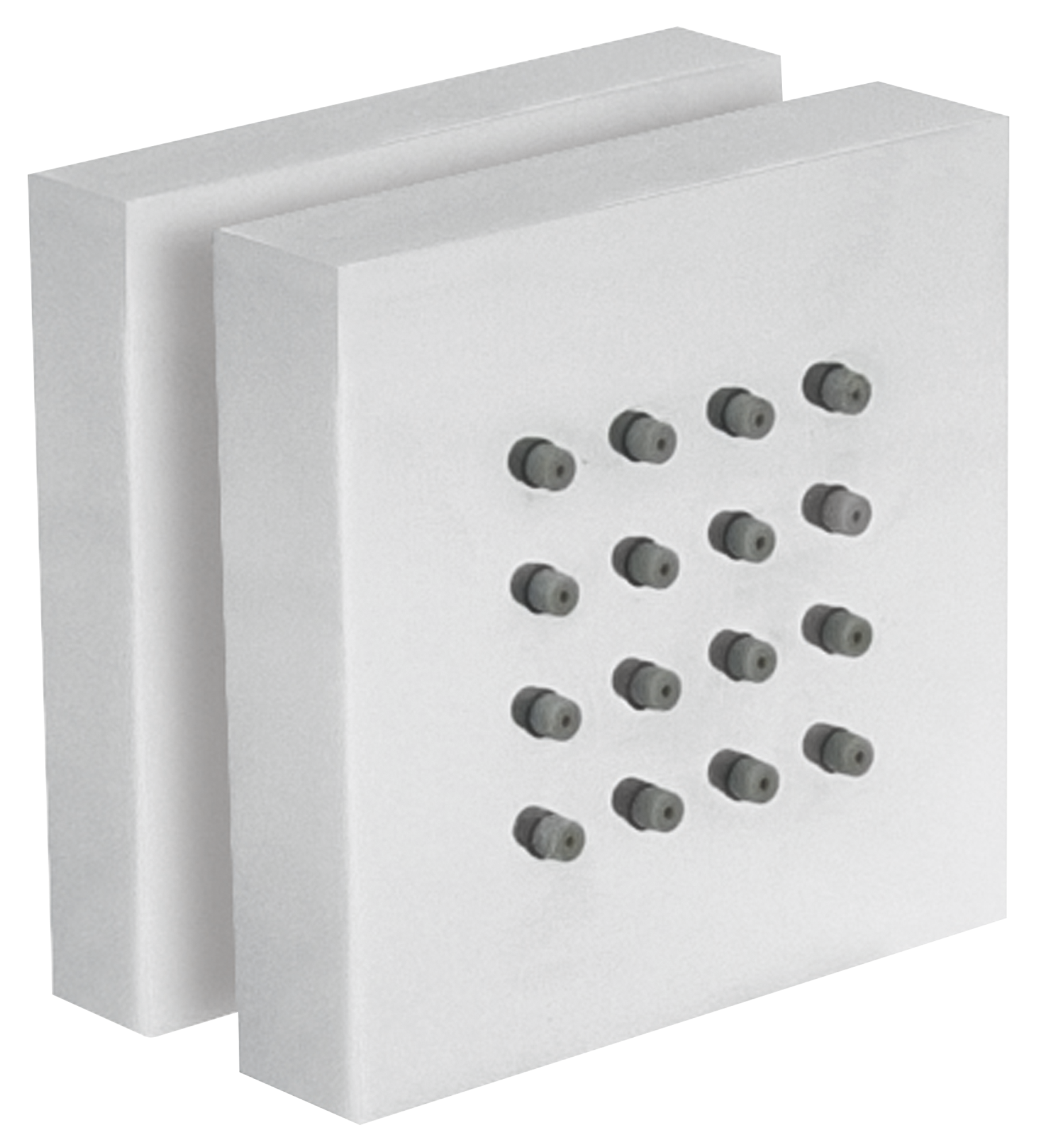 Jet lateral orientable cuadrado maier 65 x 65 mm cromo