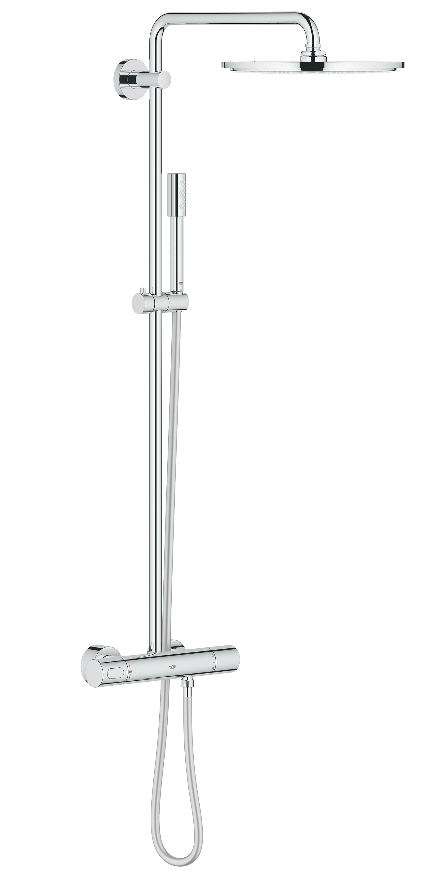 Columna de ducha termostática grohe rainshower gris