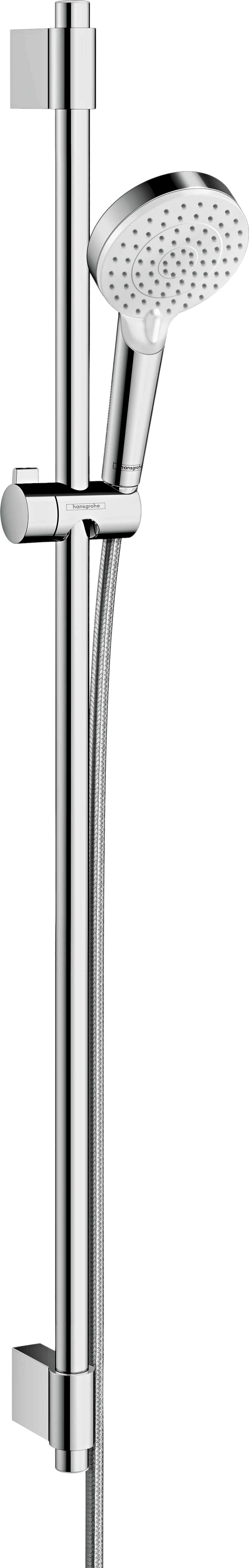 Alcachofa de ducha + flexo + barra HANSGROHE Crometta cromado con 2 funciones - 6