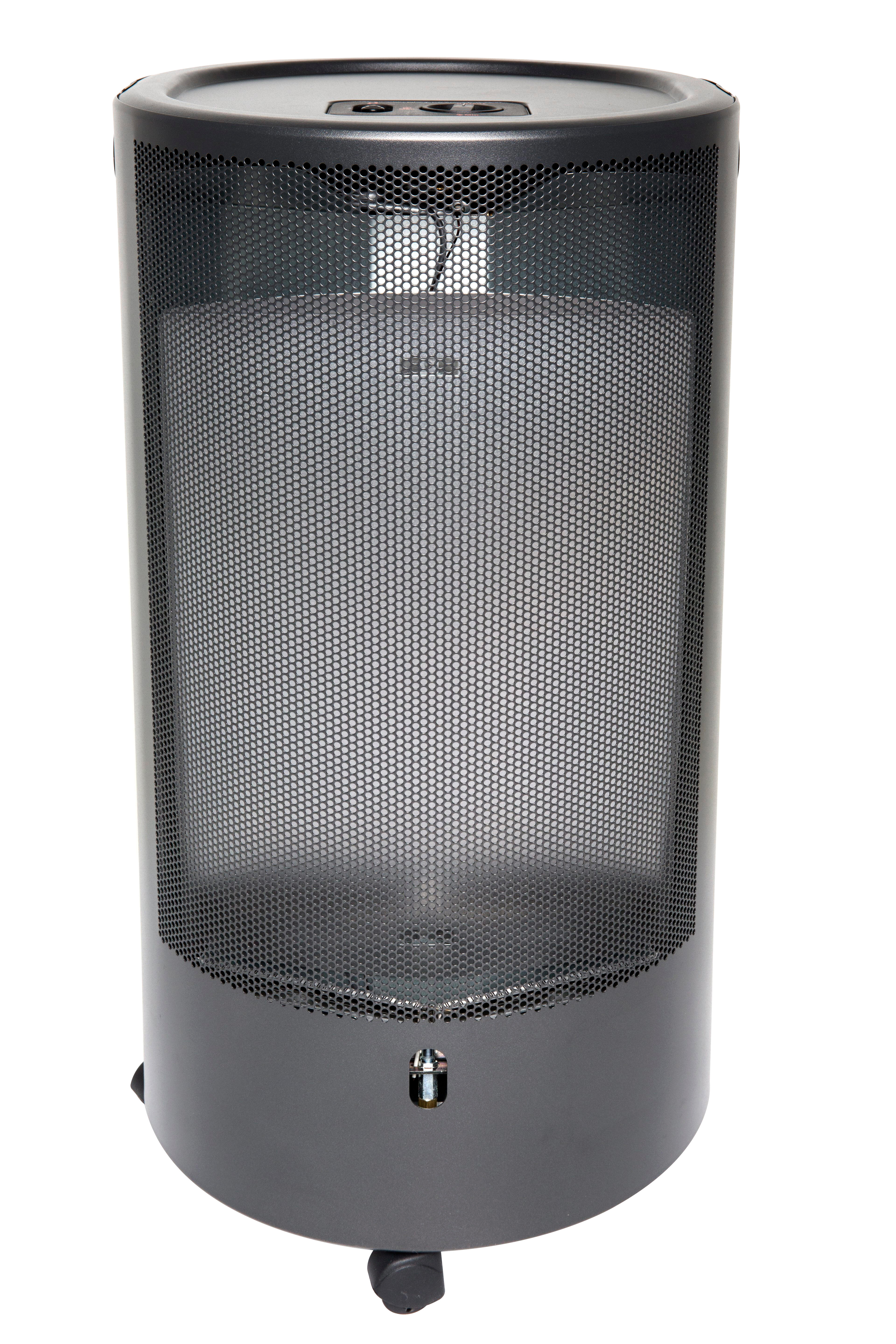 Estufa de gas llama azul EQUATION Chic negra 4.2 Kw - 4