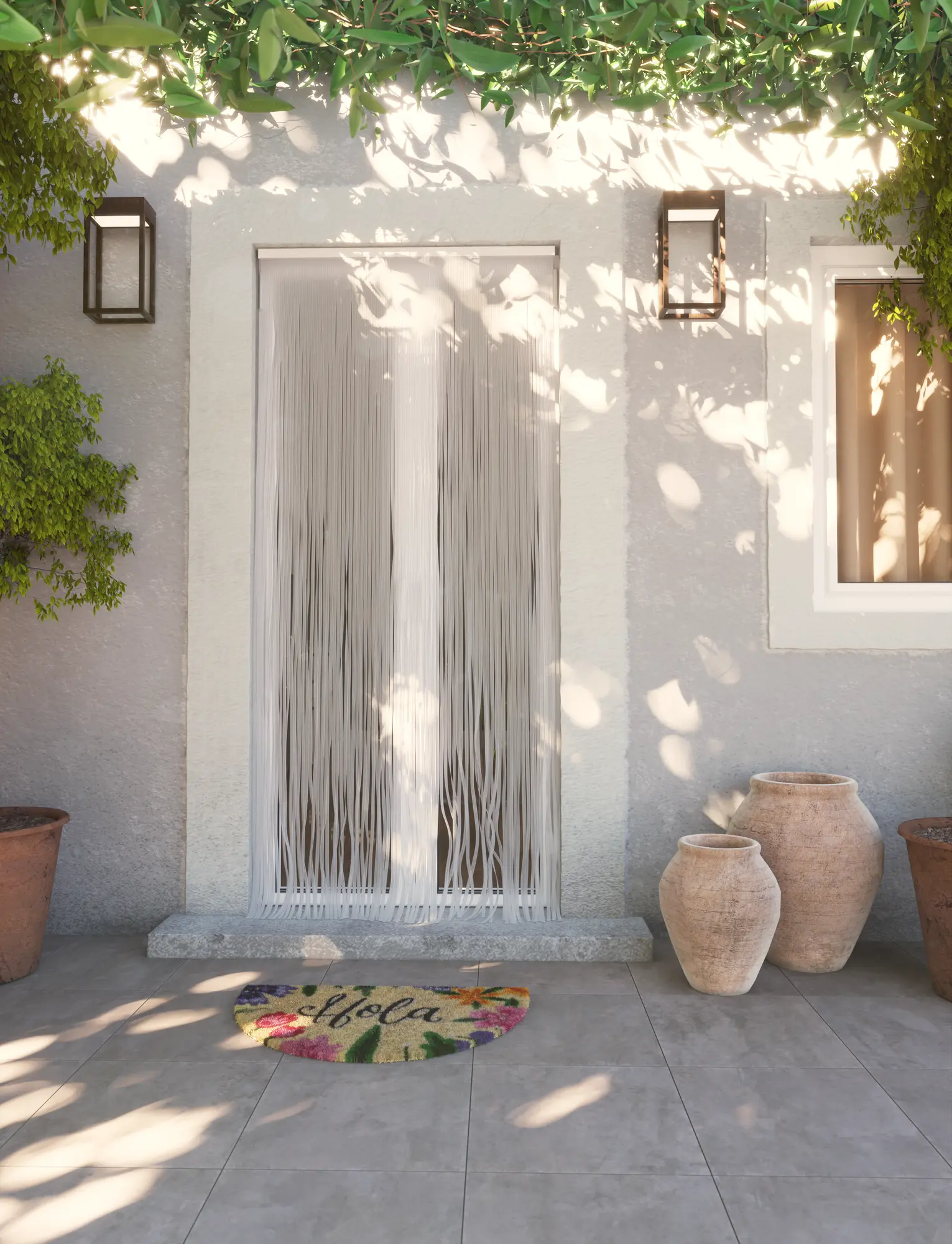 Felpudo coco Hola Spring  multicolor 70 x40 cm - 2