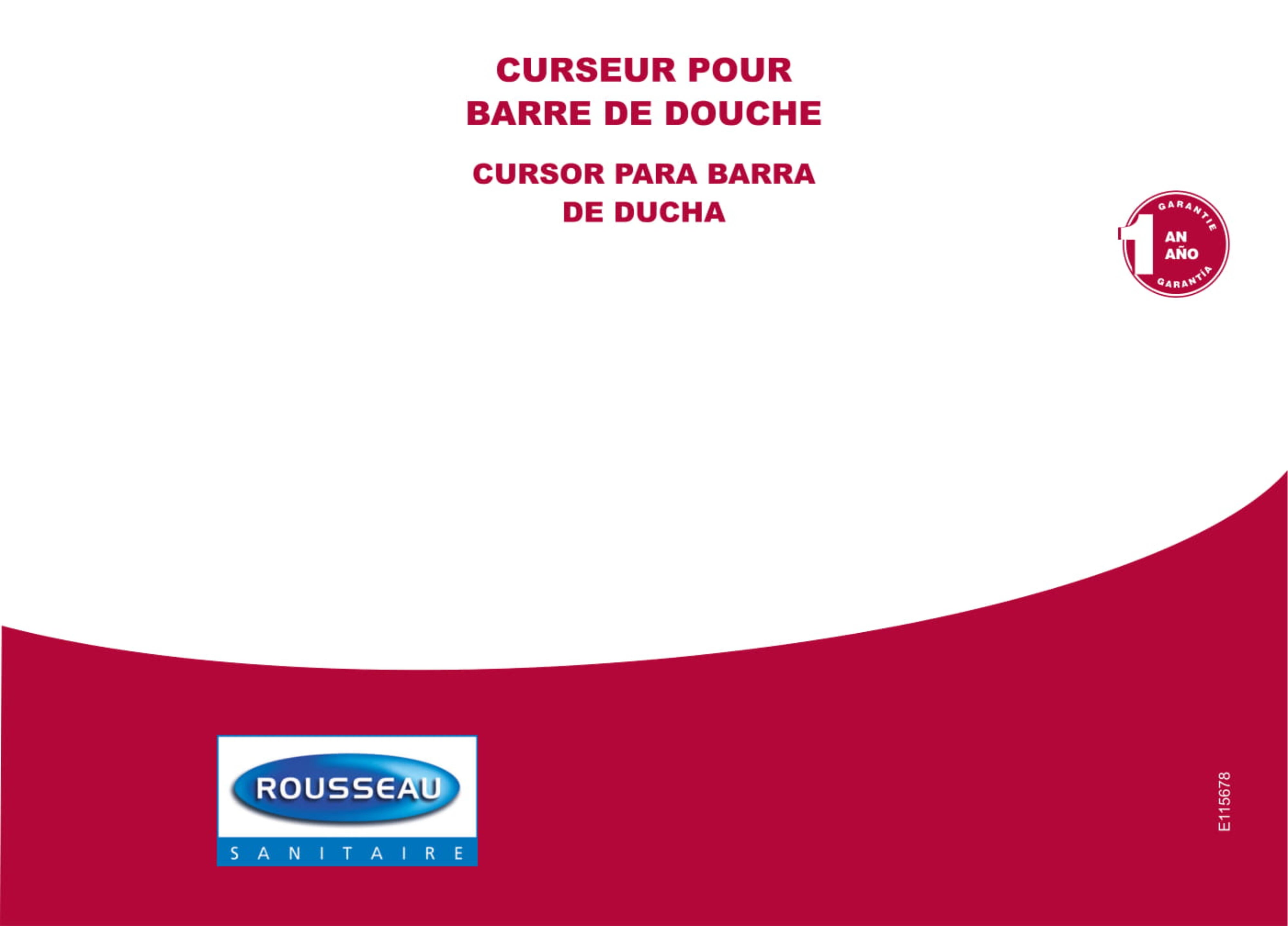 Suporte para chuveiro DESLIZANTE PARA RAMPA D25MM - 3