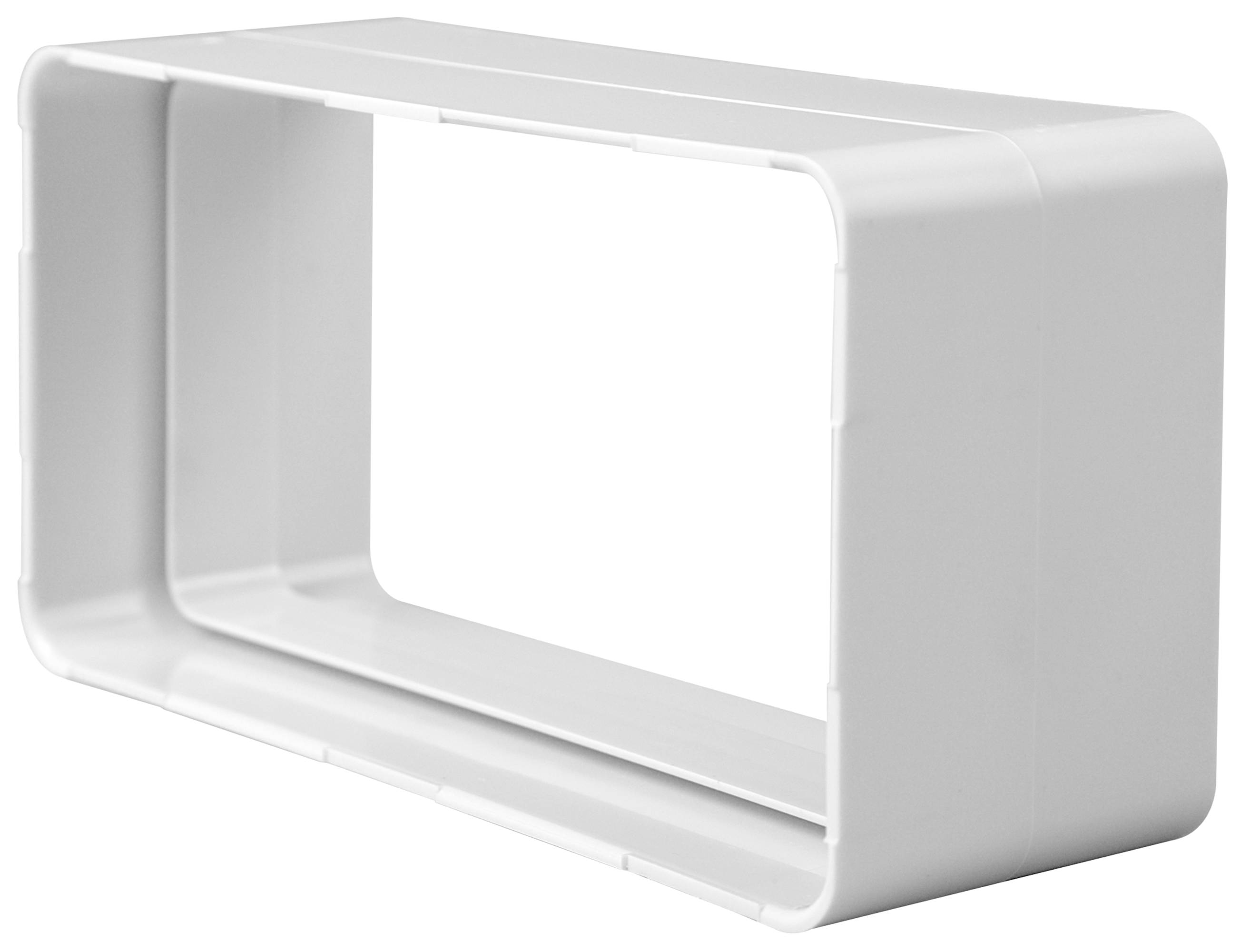 Empalme rectangular 100 mm 110x55