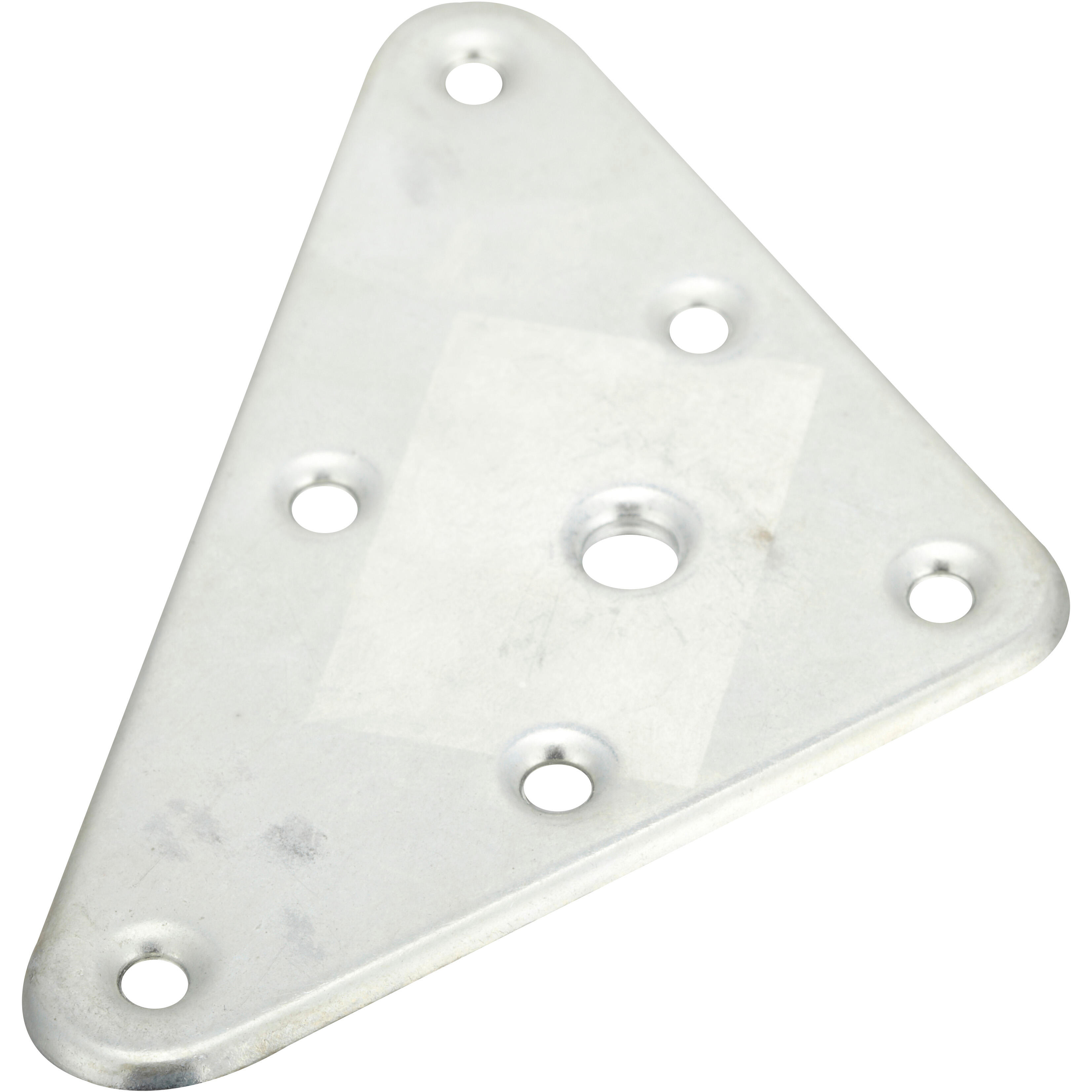 Plaque de montage triangulaire métal à visser, H.120 x l.70 mm - 4