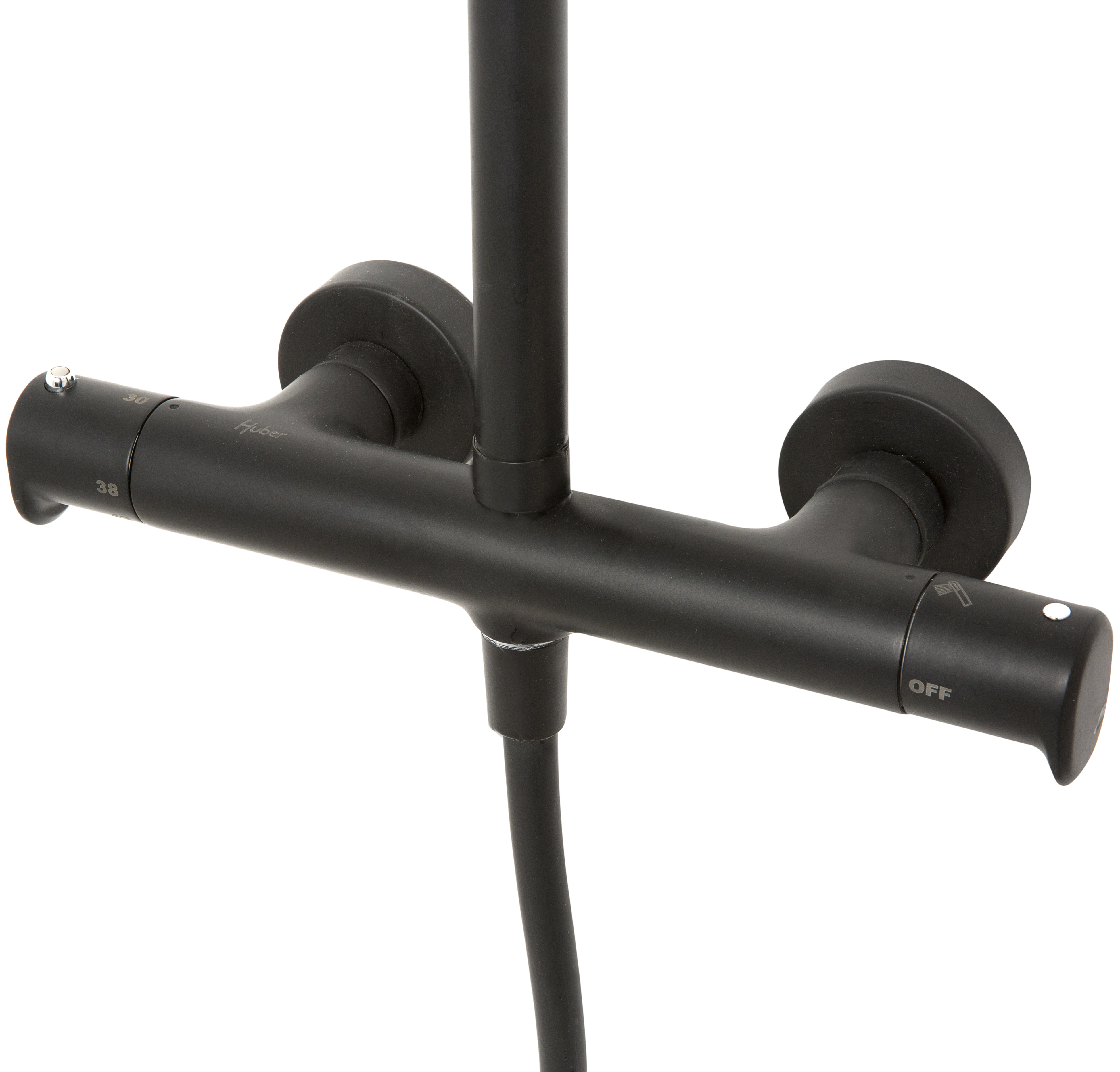 Conjunto de duche COM TORNEIRA TT LEVITY PRETO - 13