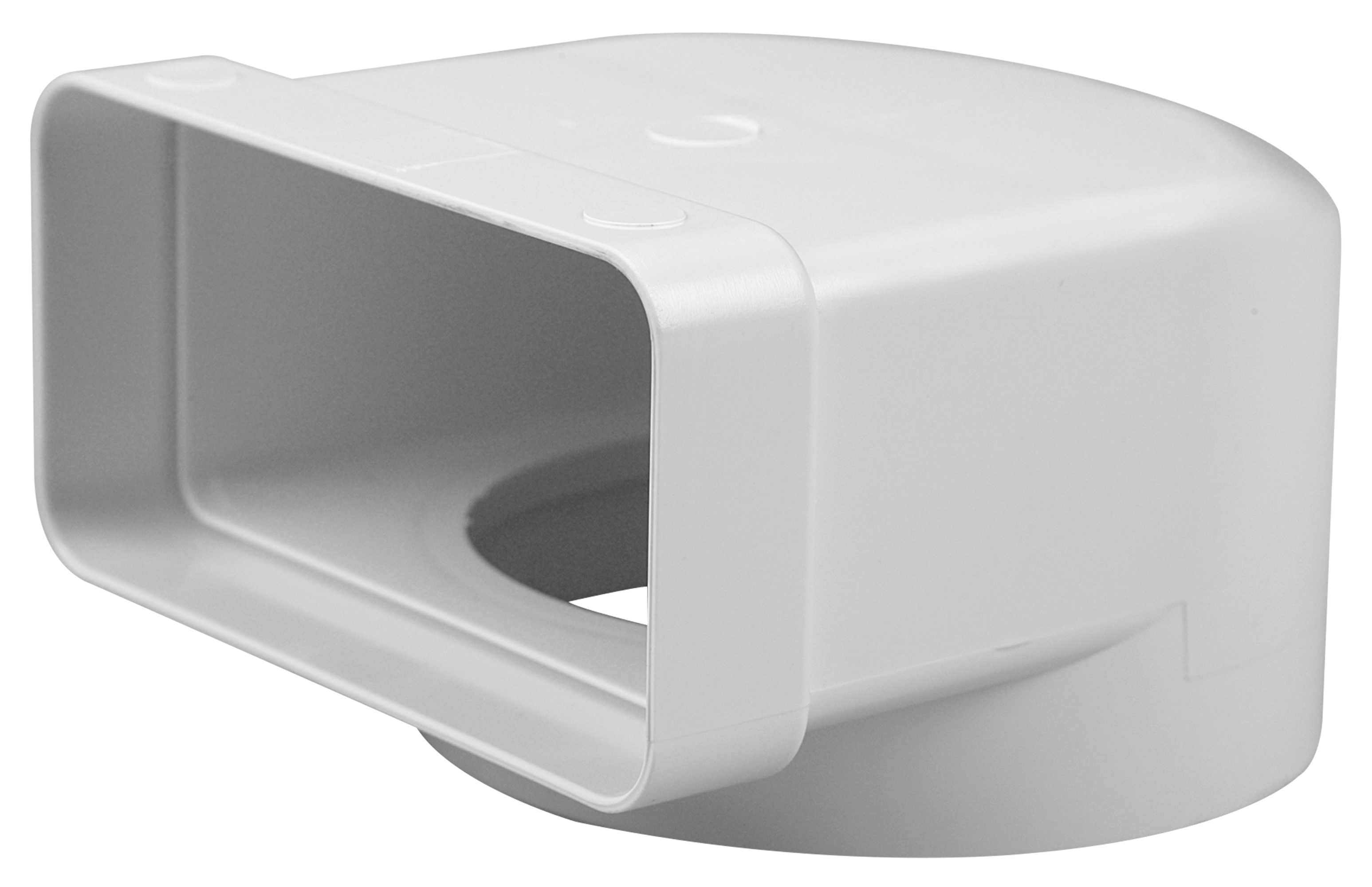 Codo vertical mixto 90 110x55 100 mm