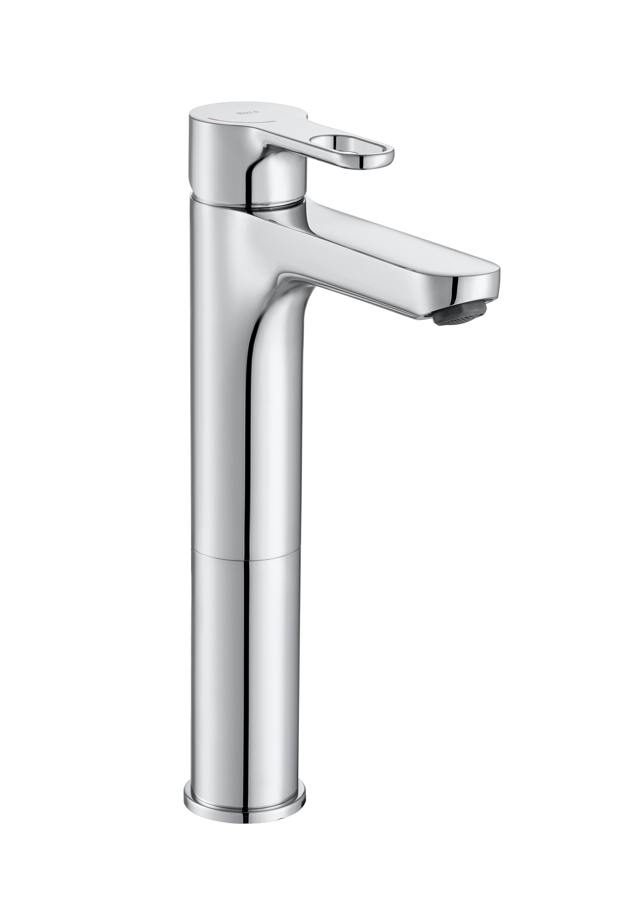 Grifo de lavabo ROCA Atis monomando caño alto cromo brillo