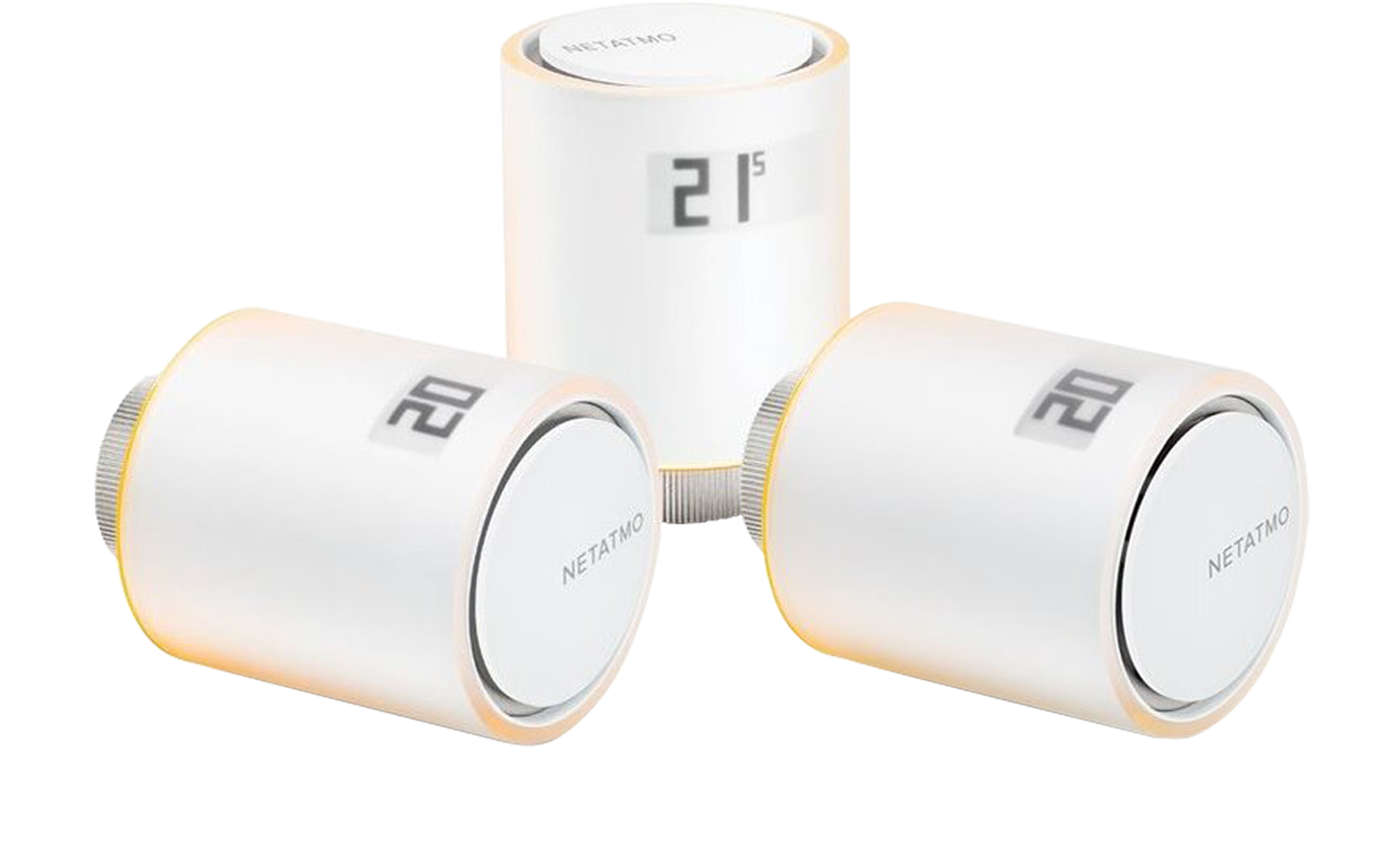 Pack 3 válvulas termostáticas inteligentes netatmo