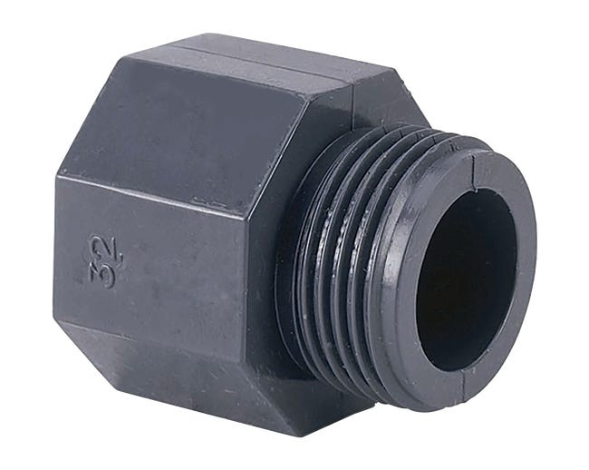 Drecel Pvc Roscado Manguito roscado PVC Presión Ø63mm - 2
