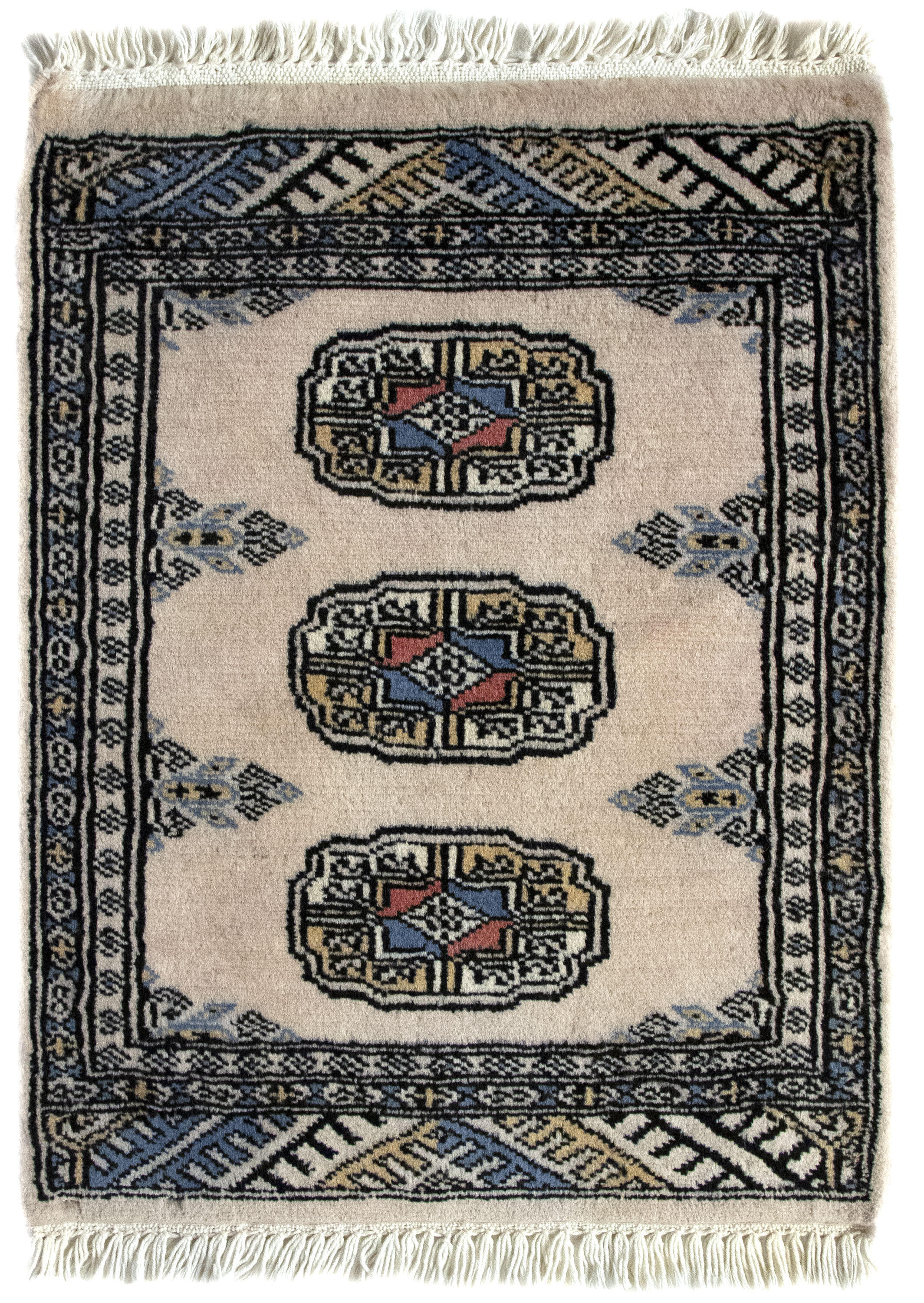 Alfombra pie de cama lana pakistani lahore b multicolor 40x60cm