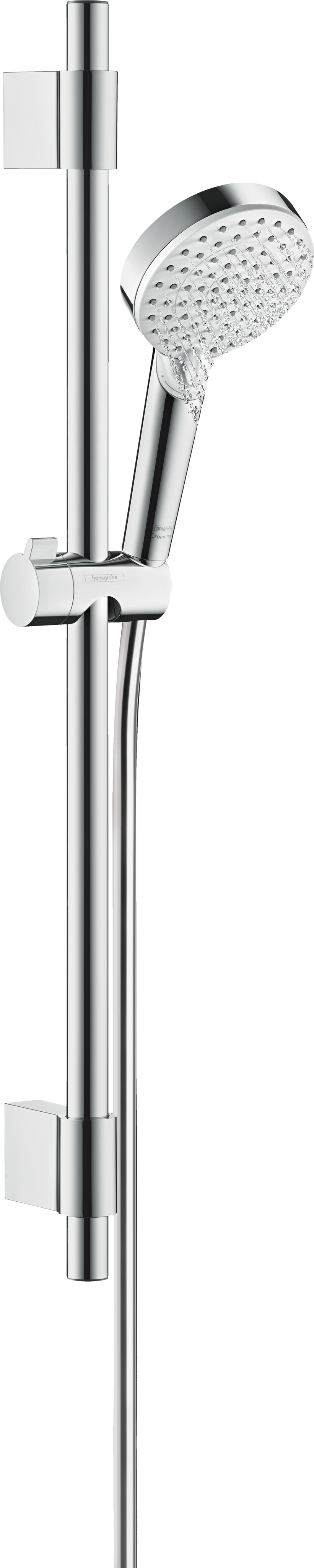 Alcachofa de ducha + flexo + barra HANSGROHE Crometta cromado con 2 funciones - 4