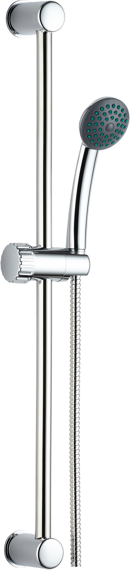 Conjunto de chuveiro de mão, calha e bicha 1 jato cromado Sensea Simple