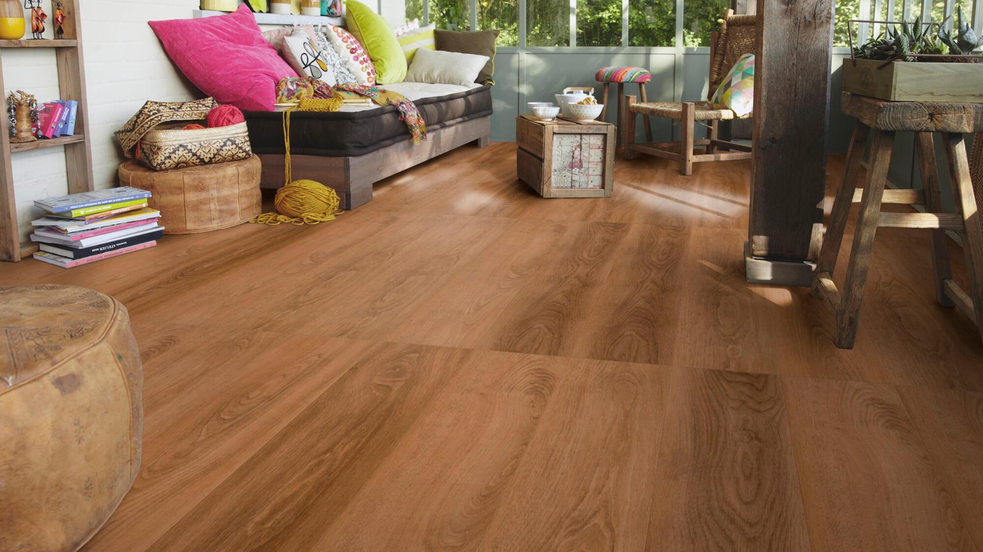 Pavimento vinílico PVC click flutuante Starfloor Click Ultimate 30 Oak forte TARKETT 5 mm - 9