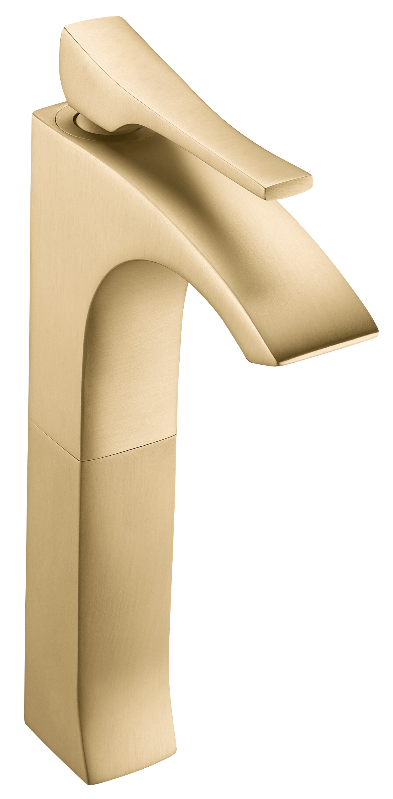 Grifo lavabo alto maier skip oro cepillado