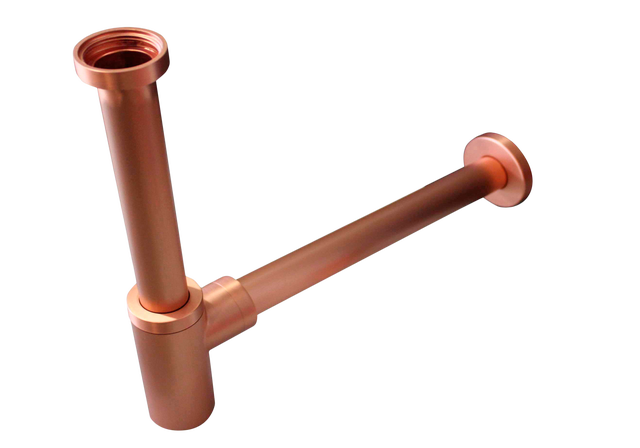 Sifão cilíndrico LAVABO/BIDE OURO ROSA