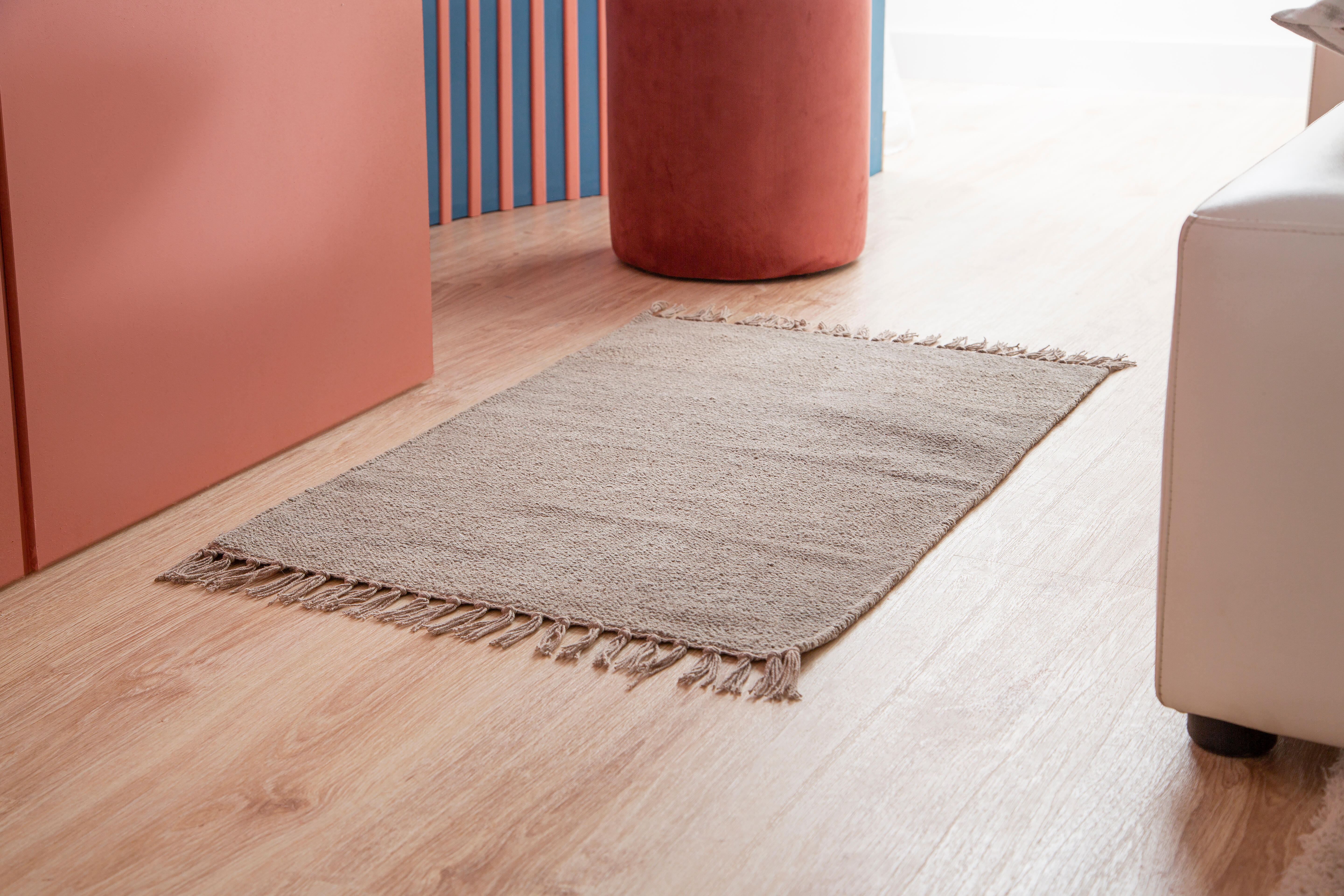 Tapete algodão INSPIRE MANOA COM FRANJAS 50X80CM MOON4 - 19