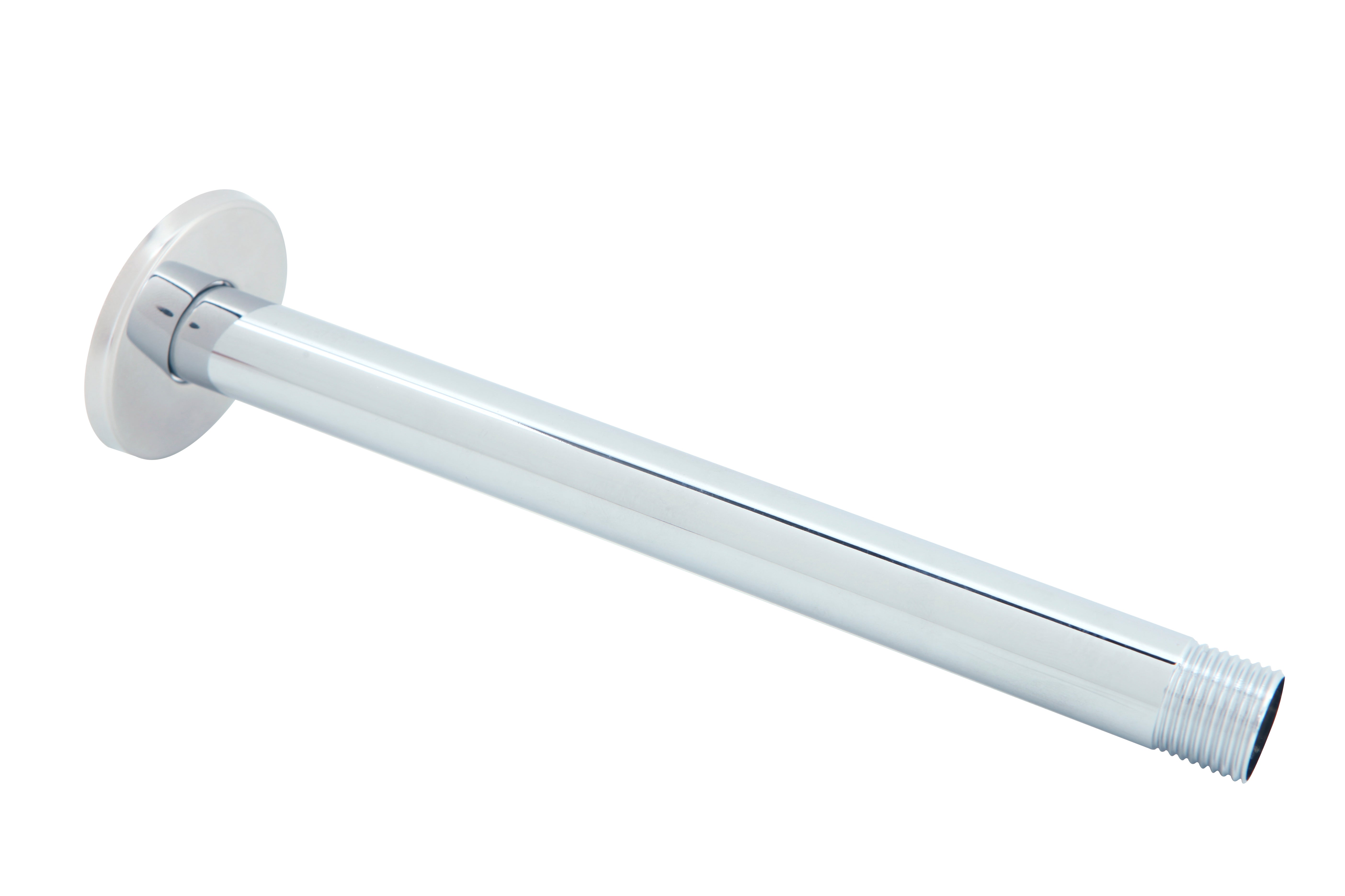 Brazo techo edouard rousseau gris / plata brillante long. 20 cm