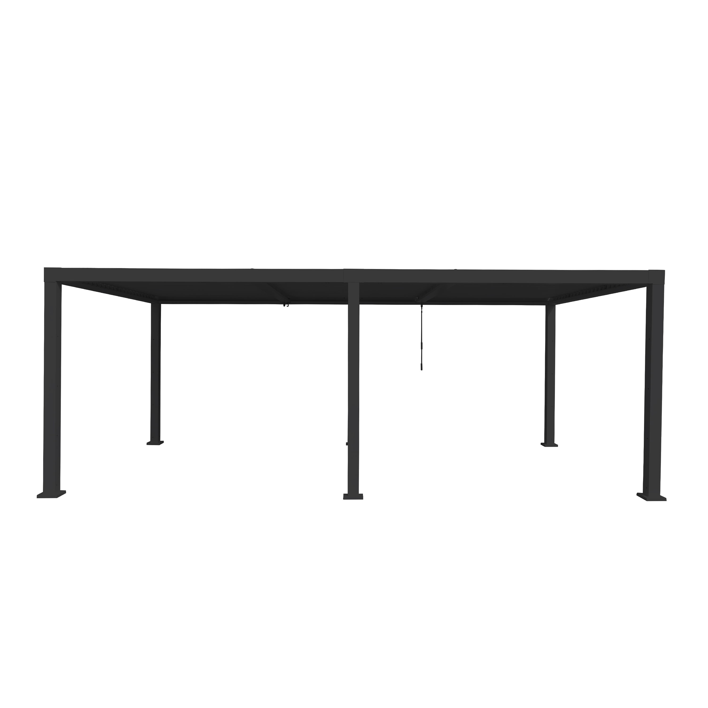 Pergola bioclimatica 3x6m in alluminio, antracite - Clima Origin NATERIAL - 4