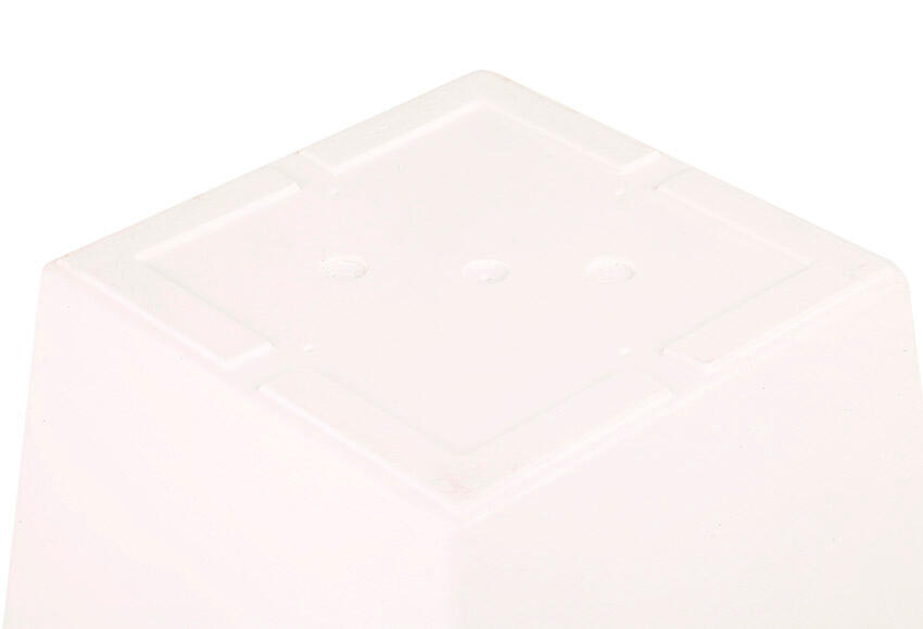 Maceta de polietileno Calendula blanco de 52x52x63cm - 4