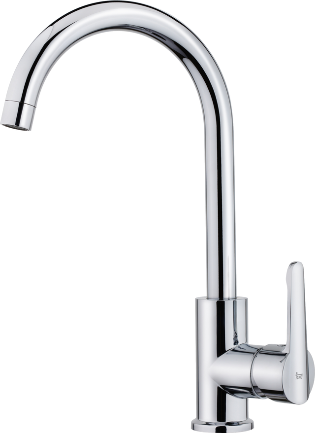 Torneira de bancada cinza cromado Teka ML 915