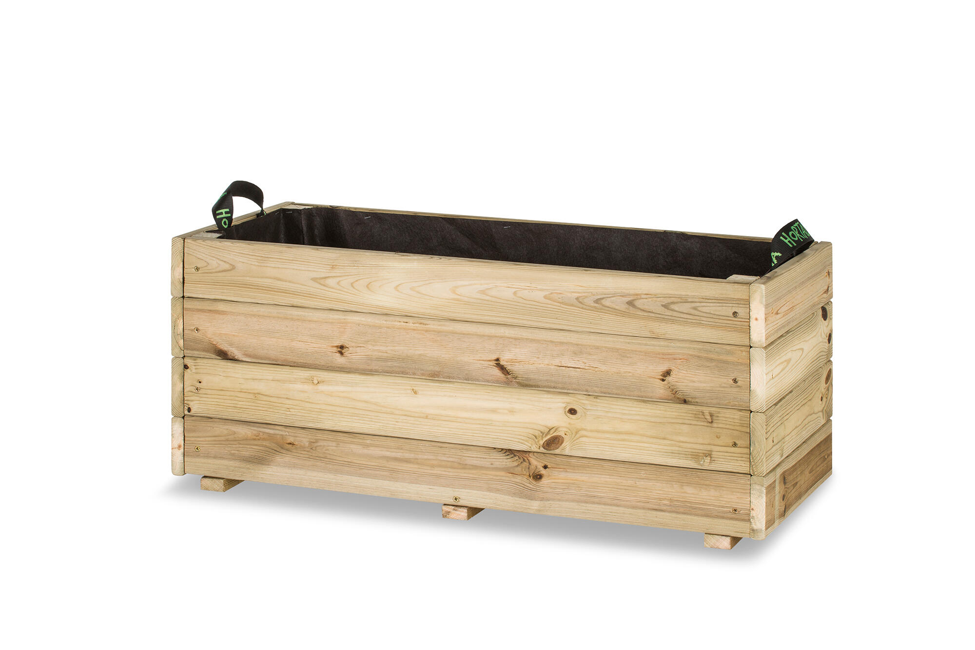 Jardinera rectangular ghio 90x40x40cm de hortalia