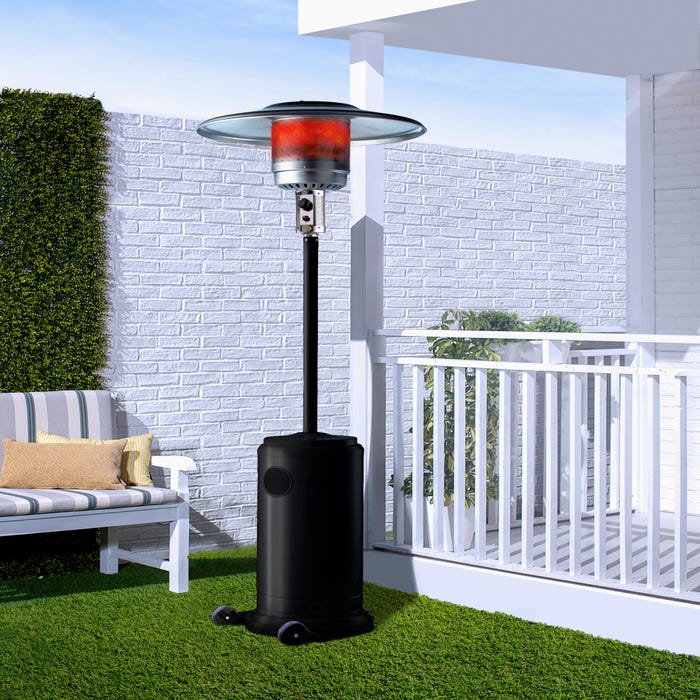 Estufa de gas para exterior BRITEC Corona en color negro