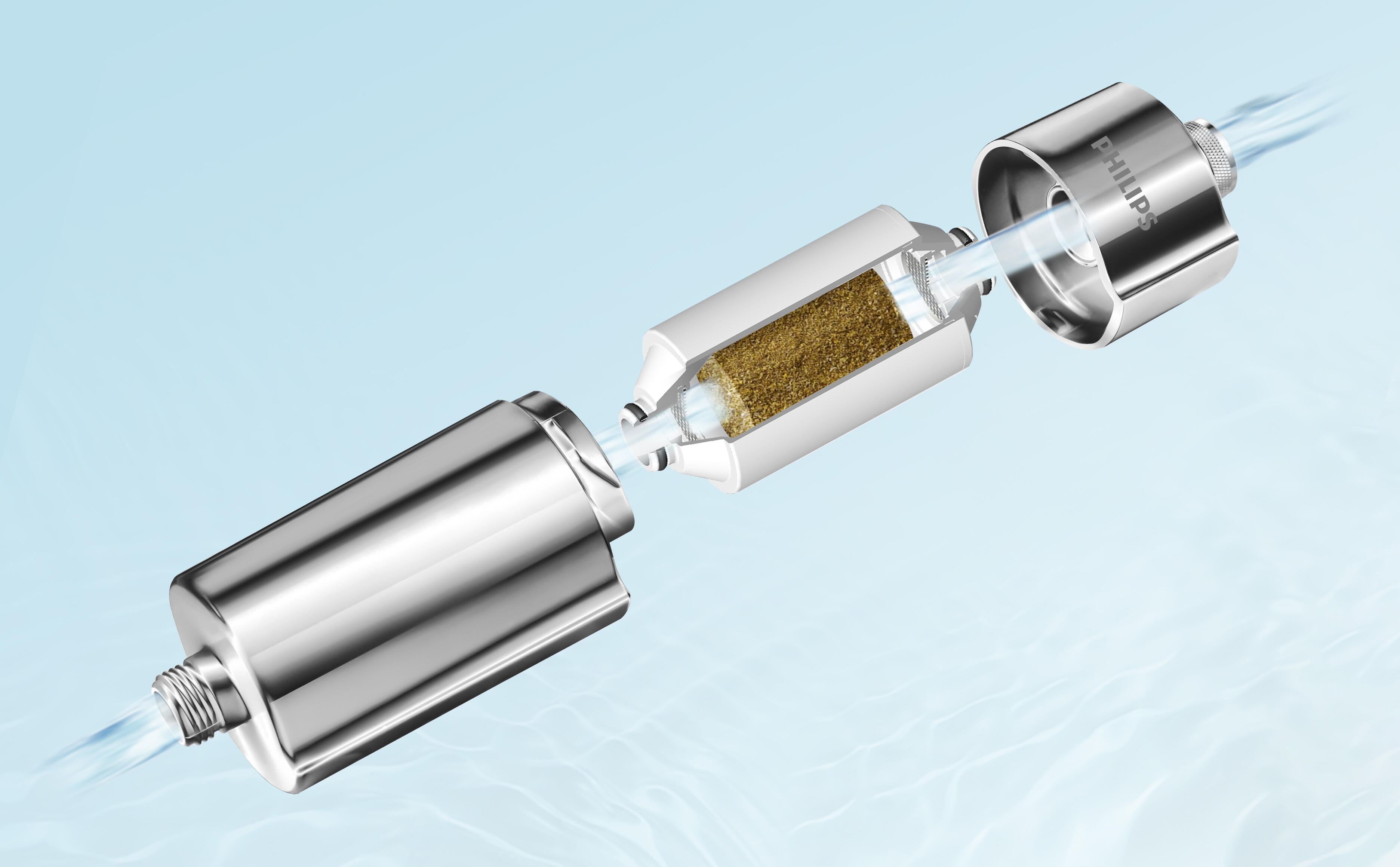 Filtro de ducha Philips con KDF - 11