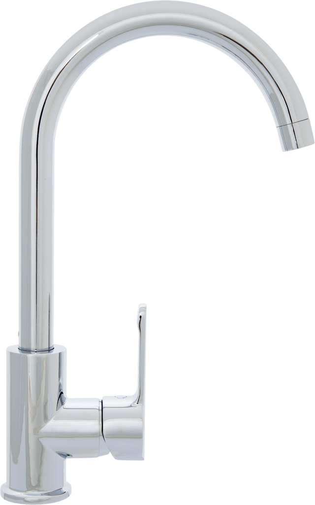 Grifo de cocina monomando caño alto en 