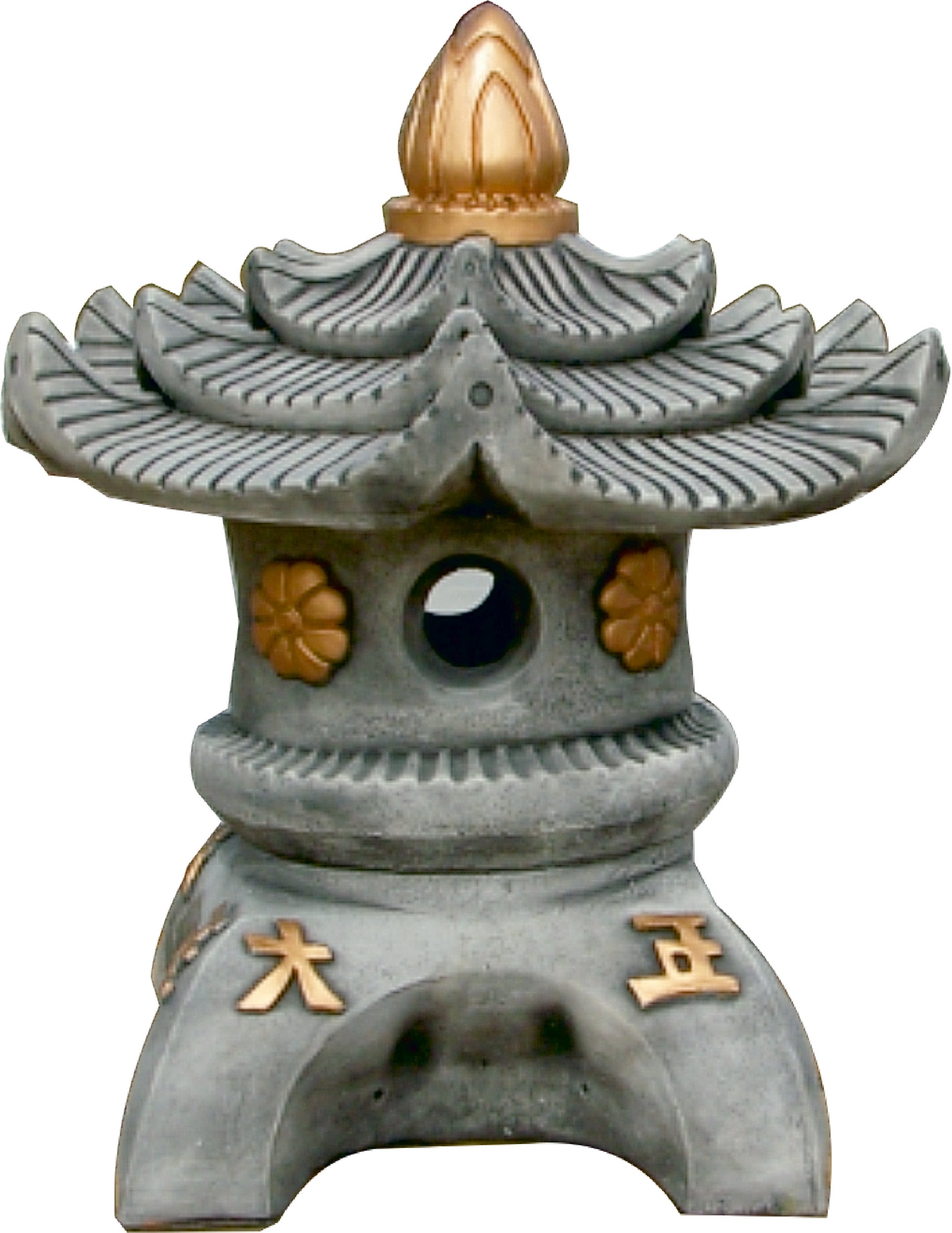 Farol pekin grande en ceniza 43x58 cm