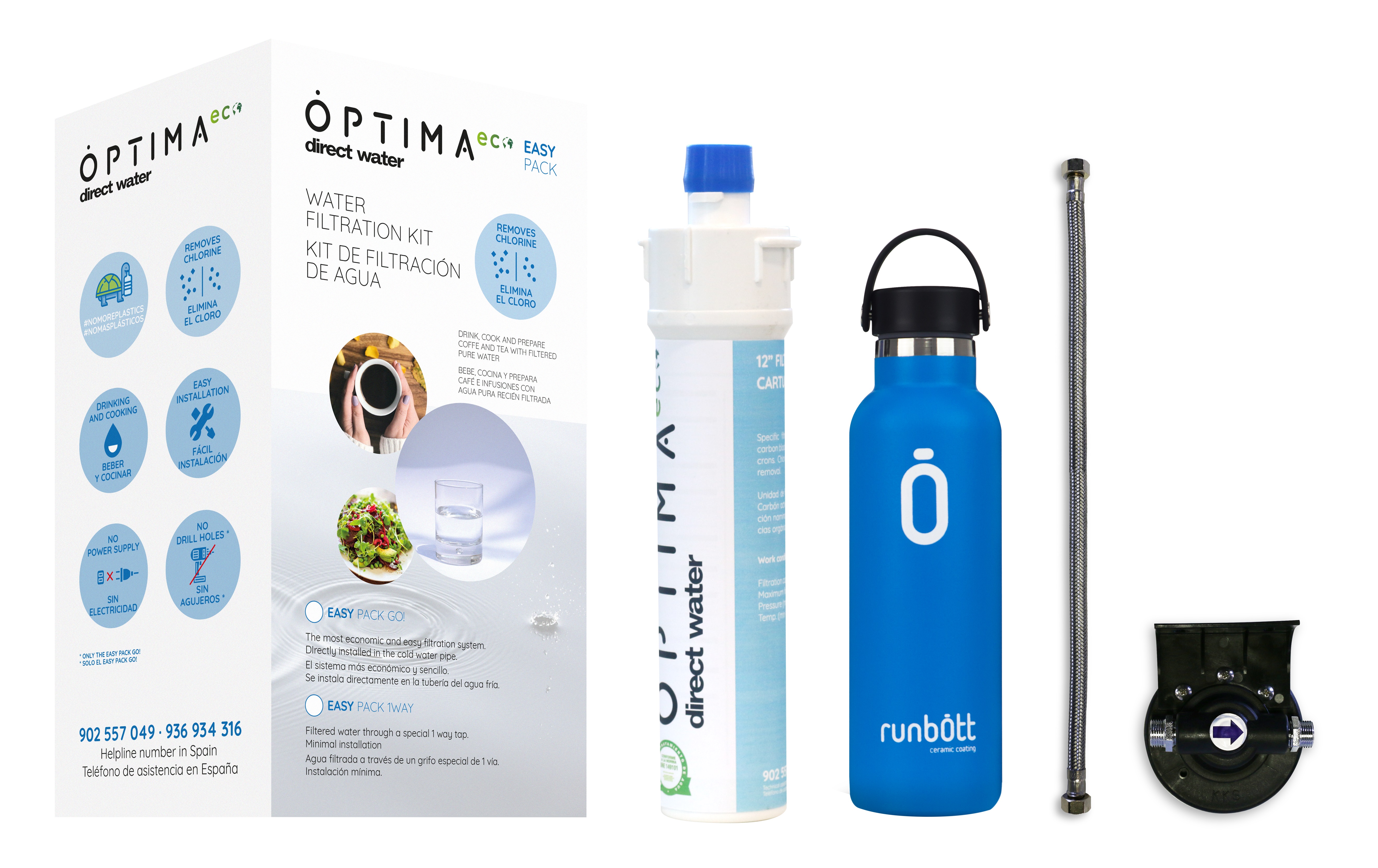 Filtro bajo encimera optima eco, pack direct