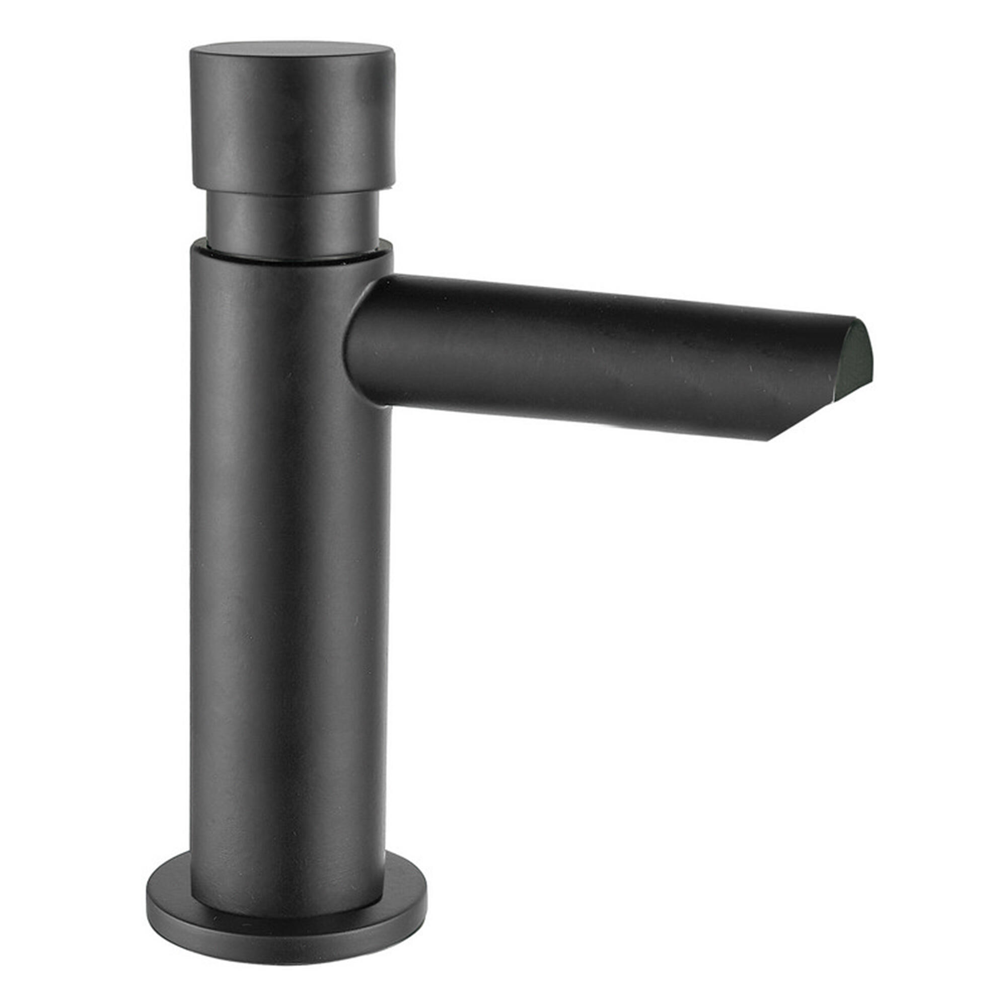 Grifo de lavabo HUBER Tempo con temporizador negro Apertura