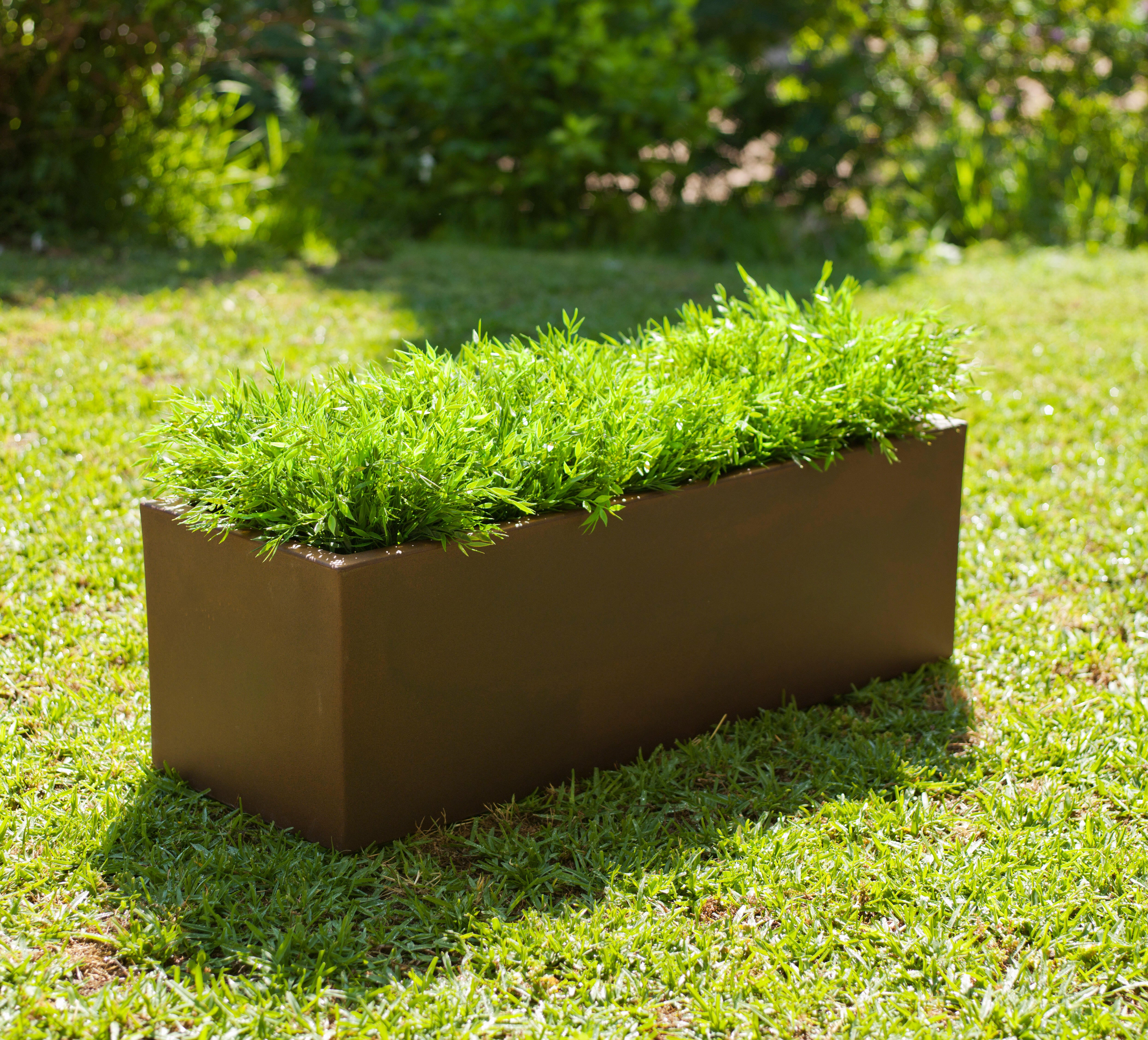 Floreira de polietileno JARA 60X20CM BRONZE - 7