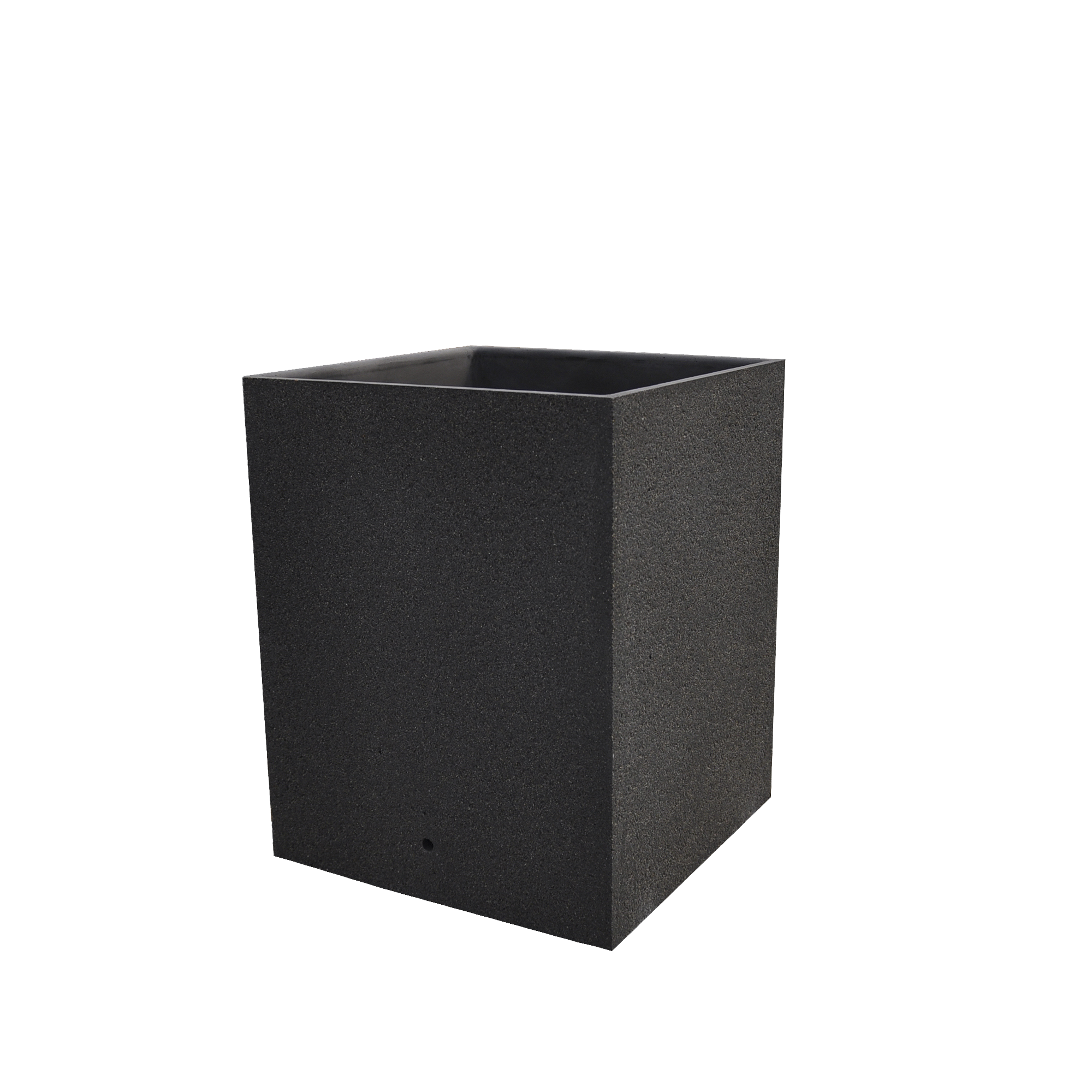 Maceta de hormigón negro ø 38.5 cm