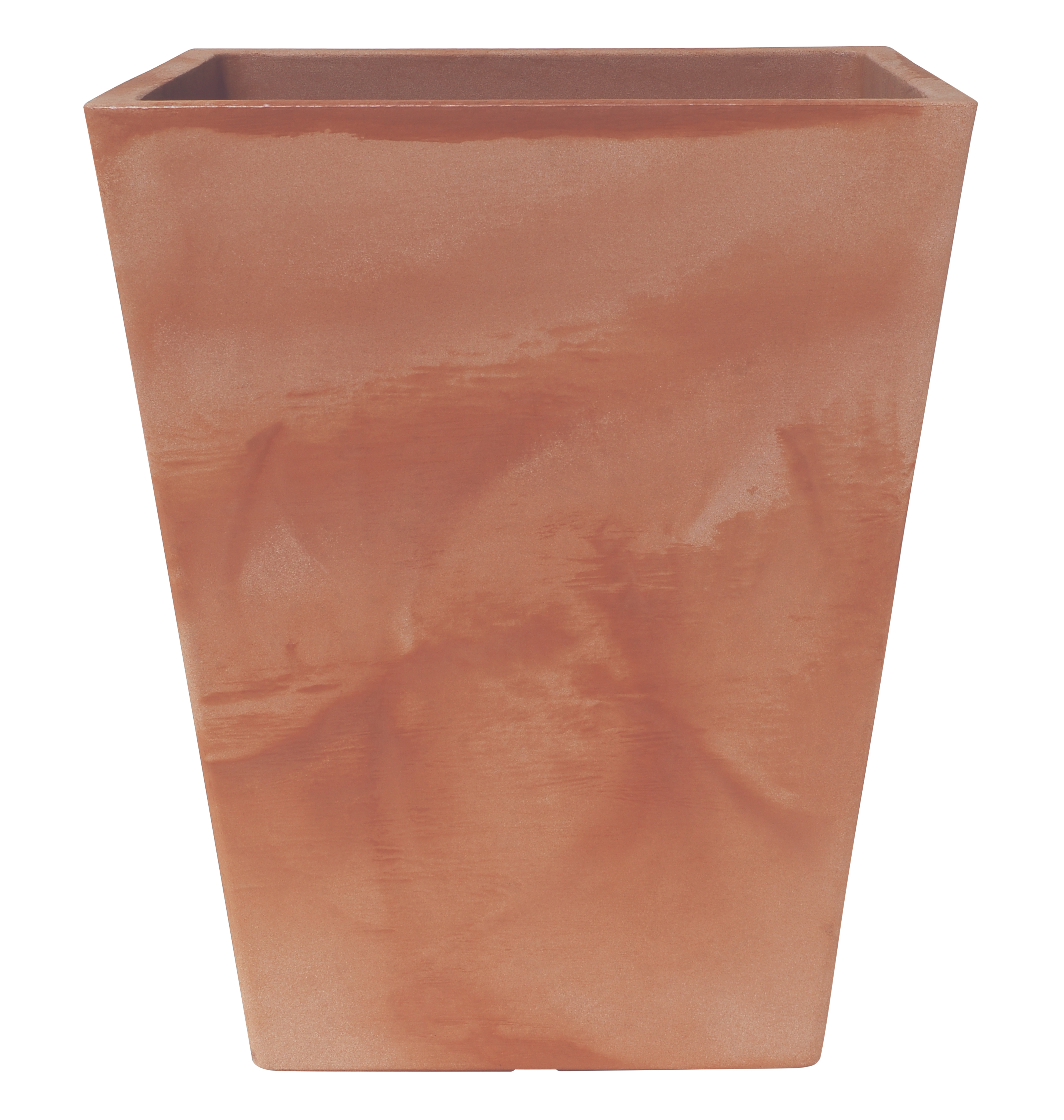 Maceta de polietileno calendula marrón de 63x52x63cm