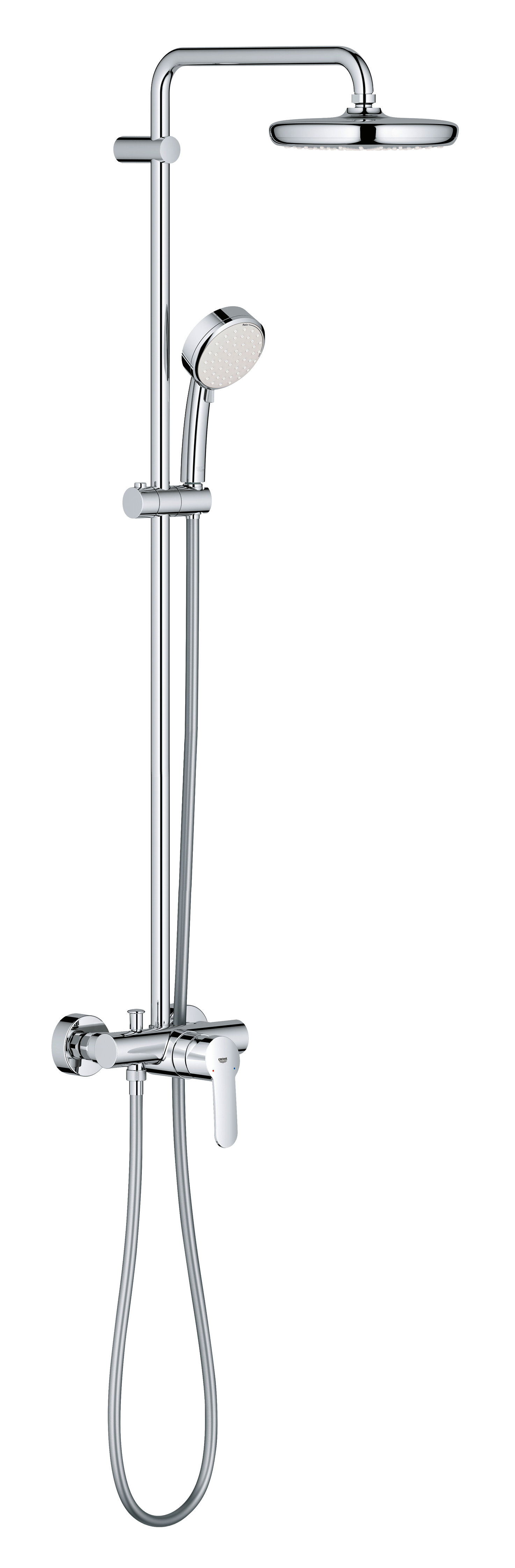 Columna de ducha monomando grohe ntempesta cromado