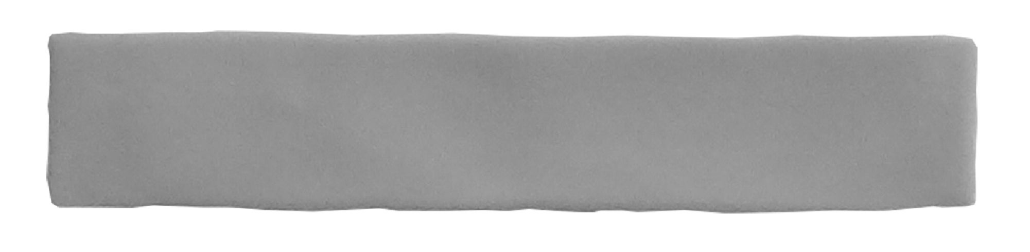 Azulejo cerámico spring efecto zellige, deslustrado gris 5x25 cm