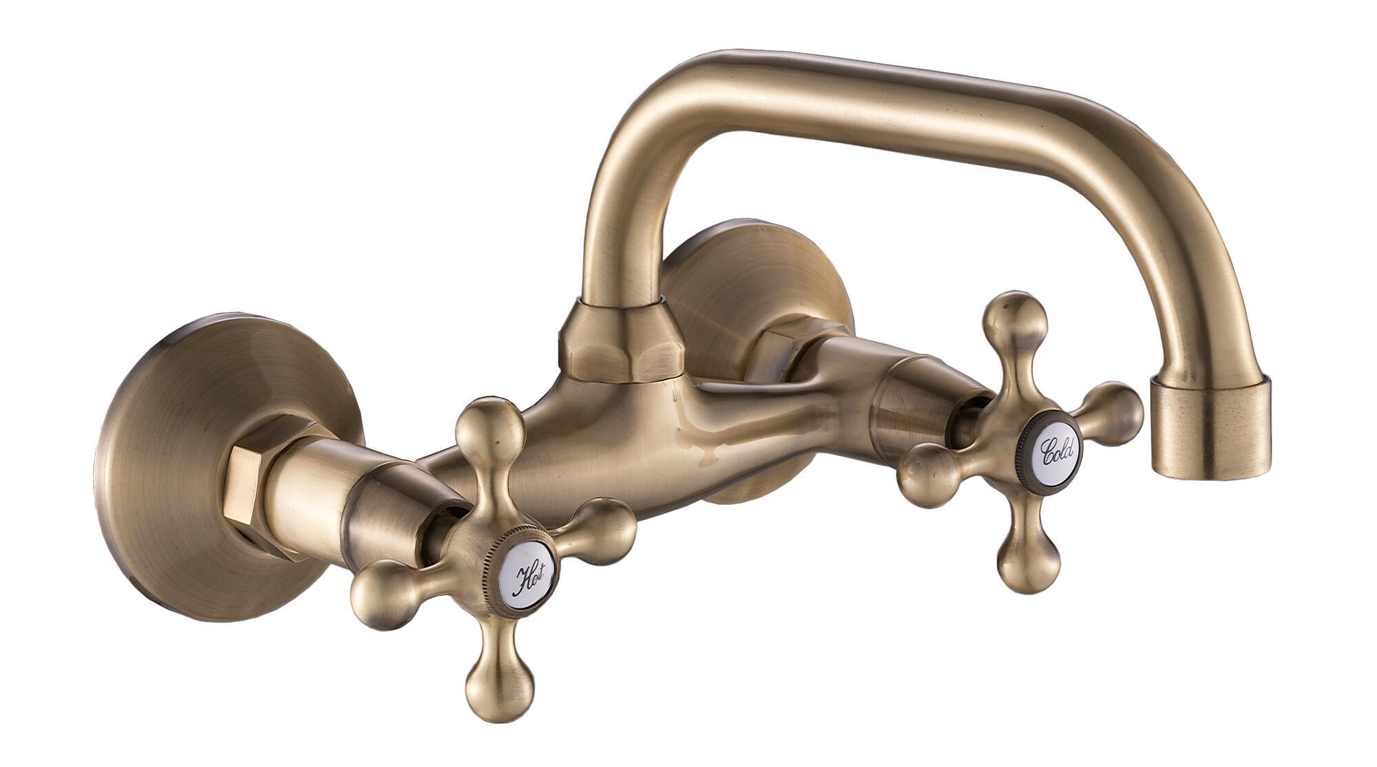 Grifo de cocina aquagrif rhodas en bronce