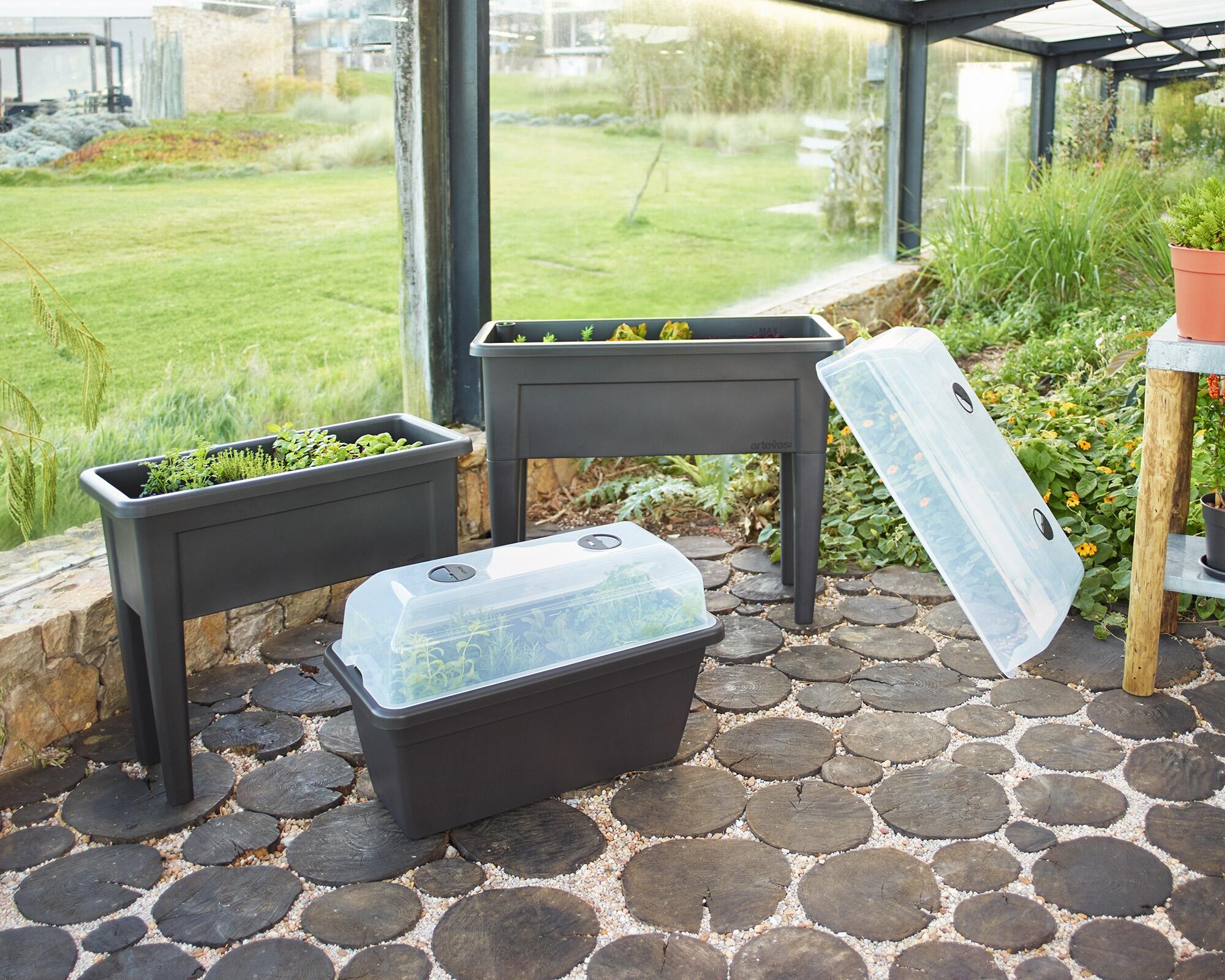 Horta Venezia 80x69 cm antracite - 13